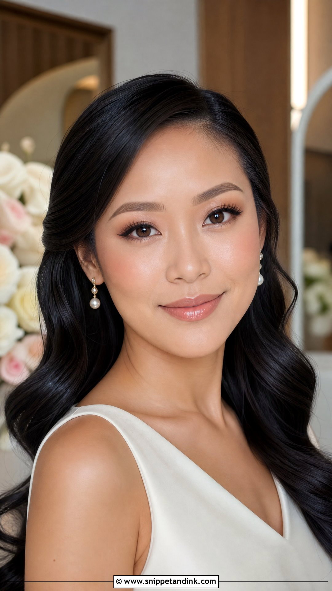 Glossy Lip Bridal Makeup - Snippet and Ink - 20 Easy Bridal Makeup Ideas