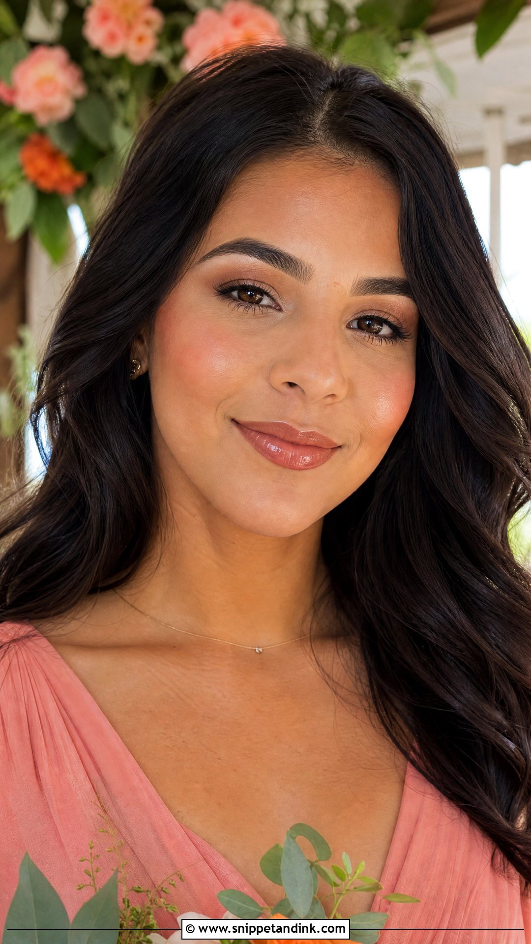 Glossy Lip Bridesmaid Makeup - Snippet and Ink - 20 Simple Wedding Makeup Bridesmaid Ideas
