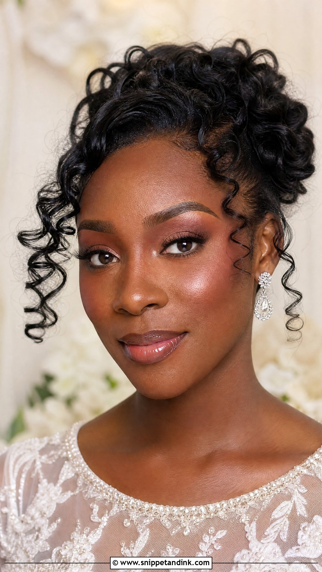 Glossy Lip Glowy Wedding Makeup - Snippet and Ink - 25 Glowy Wedding Makeup Ideas