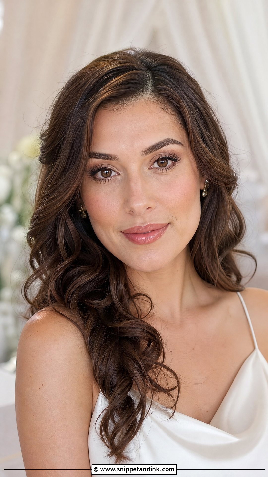 Glossy Lip No Makeup Wedding Look - Snippet and Ink - 20 No Makeup Look for Wedding Ideas