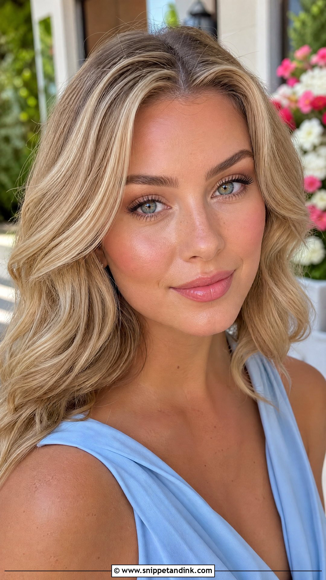 Glossy Lip Summer Wedding Guest Makeup - Snippet and Ink - 20 Summer Wedding Guest Makeup Ideas