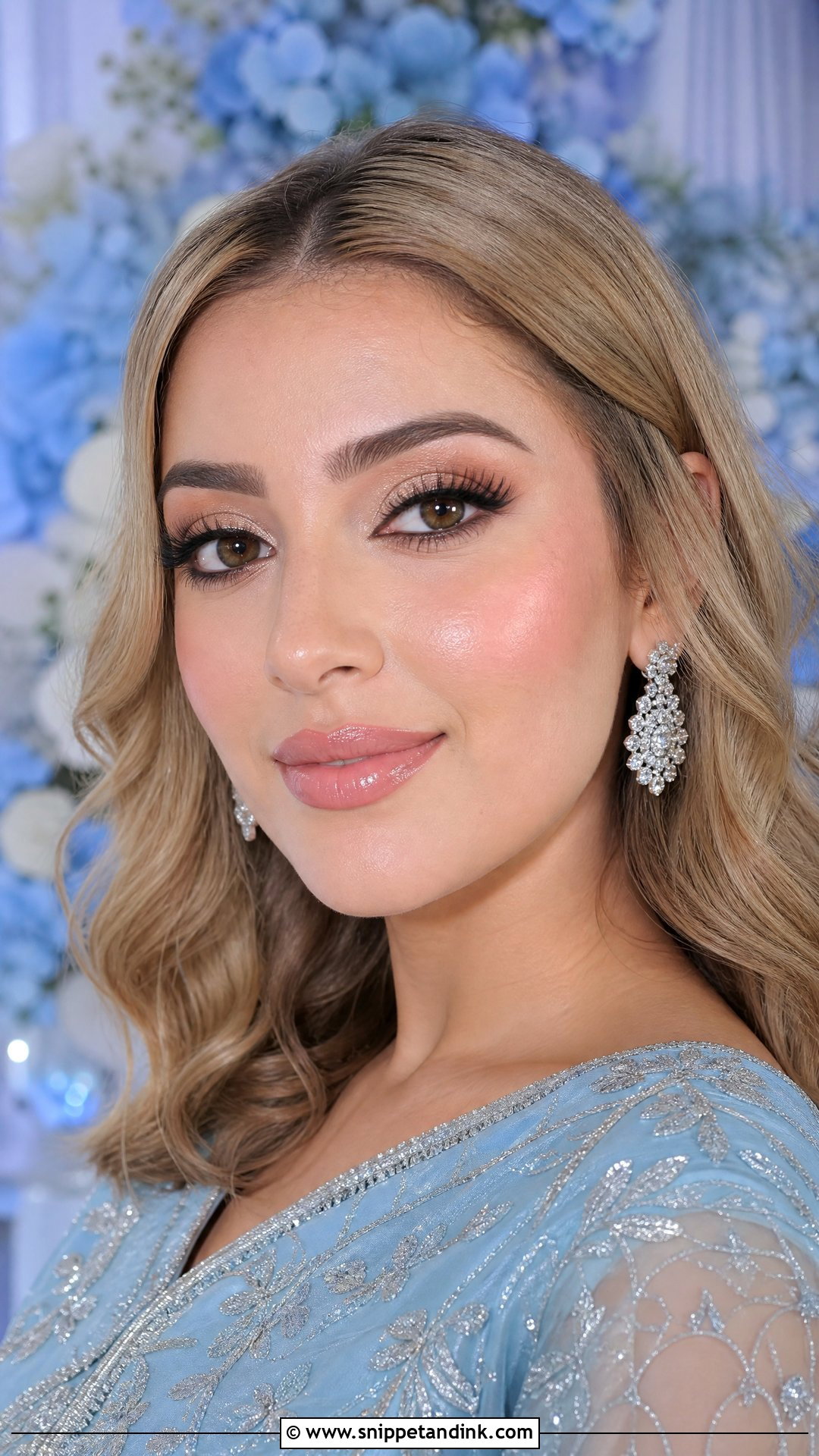 Glossy Lip Walima Makeup - Snippet and Ink - 30 Walima Makeup Ideas