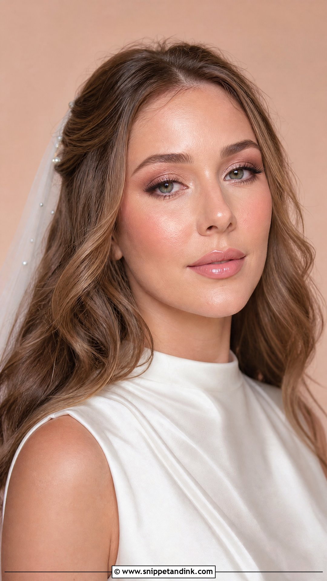 Glossy Lip Wedding Makeup - Snippet and Ink - 25 Makeup Look for Wedding Ideas