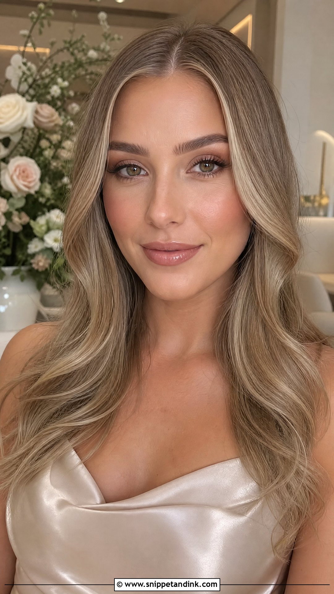 Glossy Nude Bride Sister Makeup - Snippet and Ink - 20 Bride Sister Makeup Look Ideas