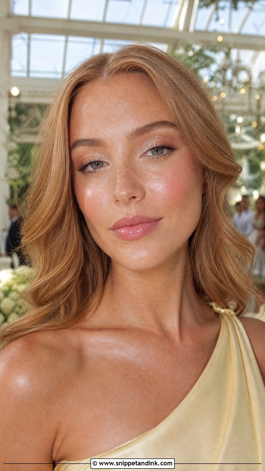 Glossy Summer Wedding Makeup - Snippet and Ink - 25 Summer Wedding Makeup Ideas