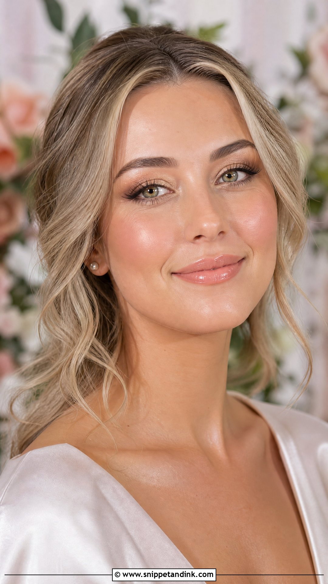 Glossy Wedding Eye Makeup - Snippet and Ink - 20 Eye Makeup for Wedding Ideas