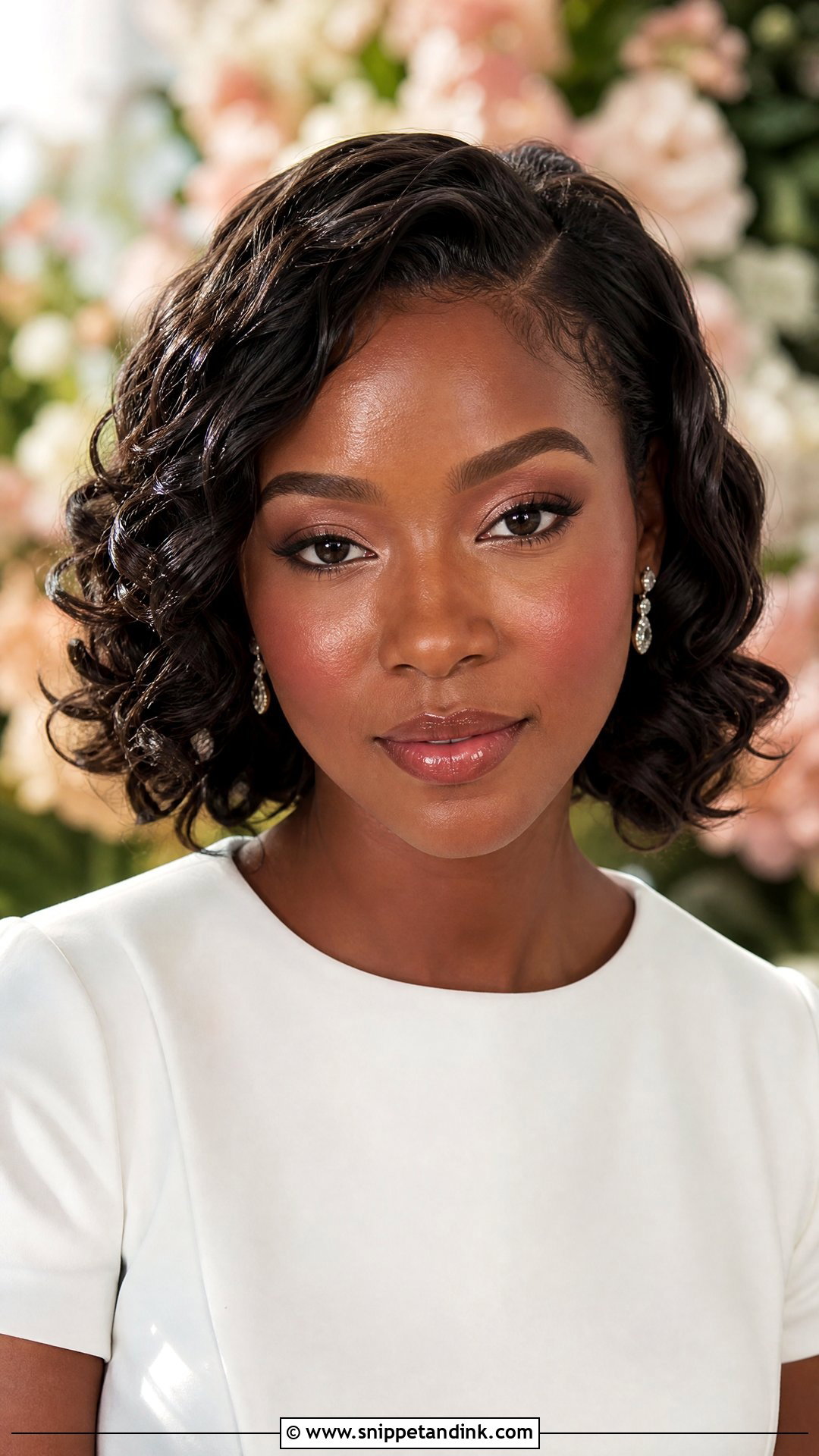 Glossy Wedding Makeup For Black Women - Snippet and Ink - 25 Wedding Makeup Black Women