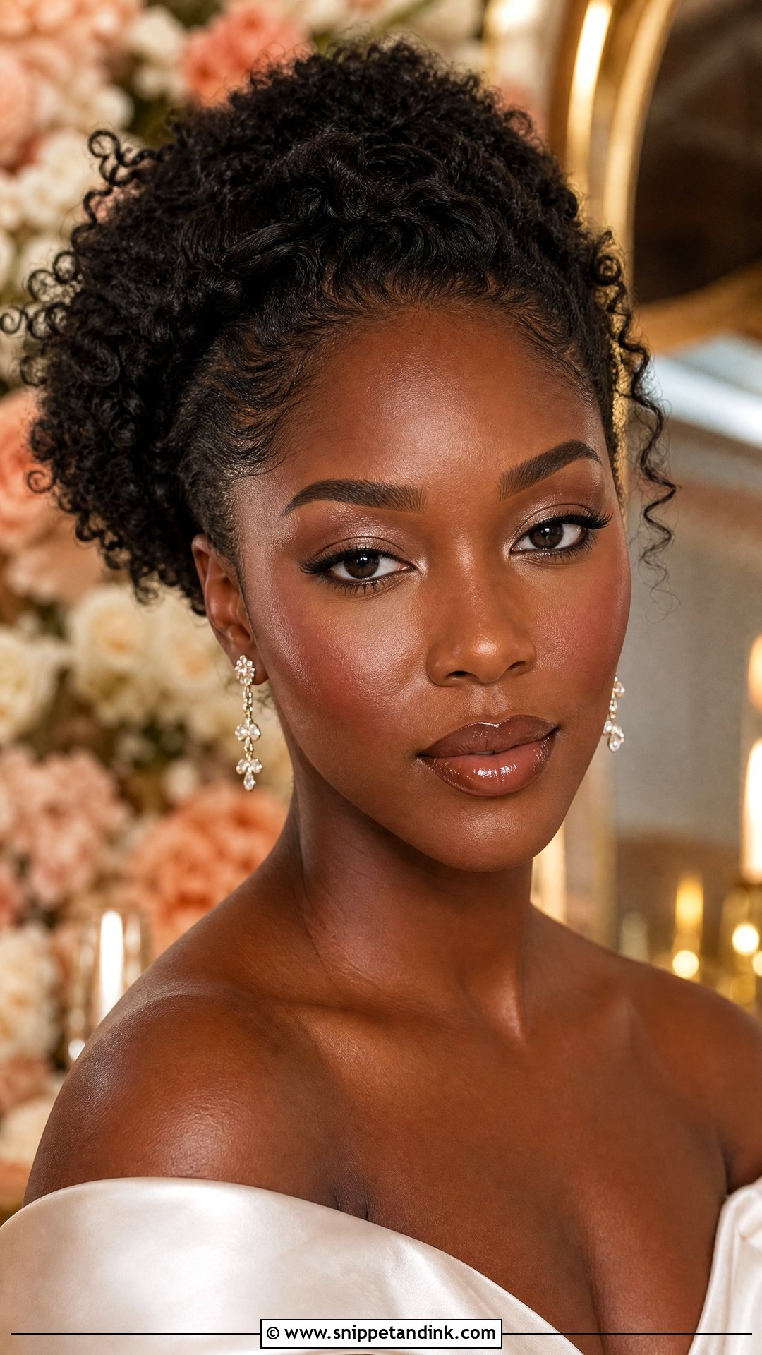 Glossy Wedding Makeup For Dark Skin - Snippet and Ink - 25 Wedding Makeup Dark Skin Ideas