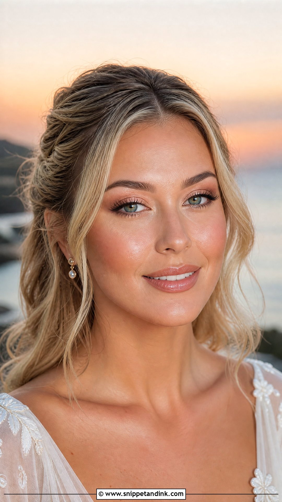 Glossy Wedding Makeup For Green Eyes - Snippet and Ink - 30 Wedding Makeup for Green Eyes