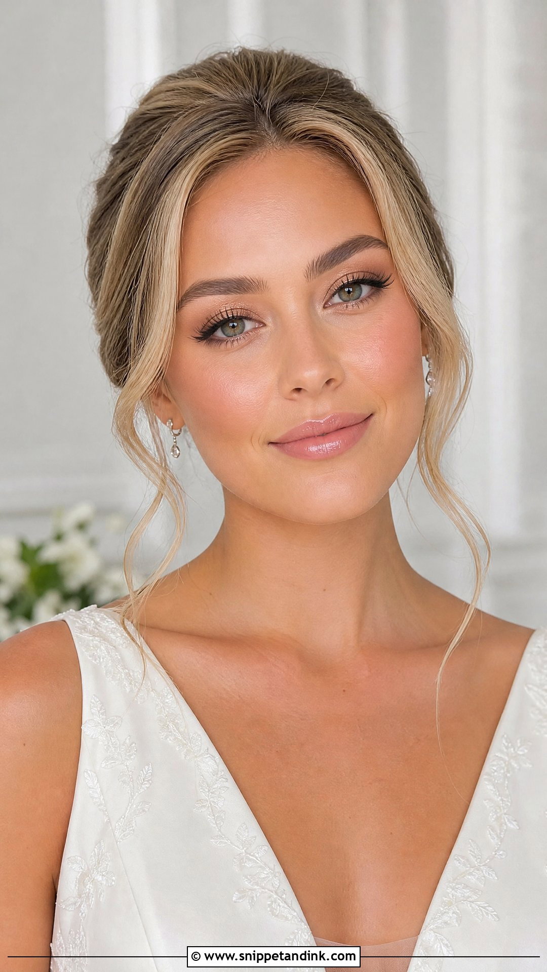 Glossy Wedding Makeup - Snippet and Ink - 20 Romantic Wedding Makeup Ideas