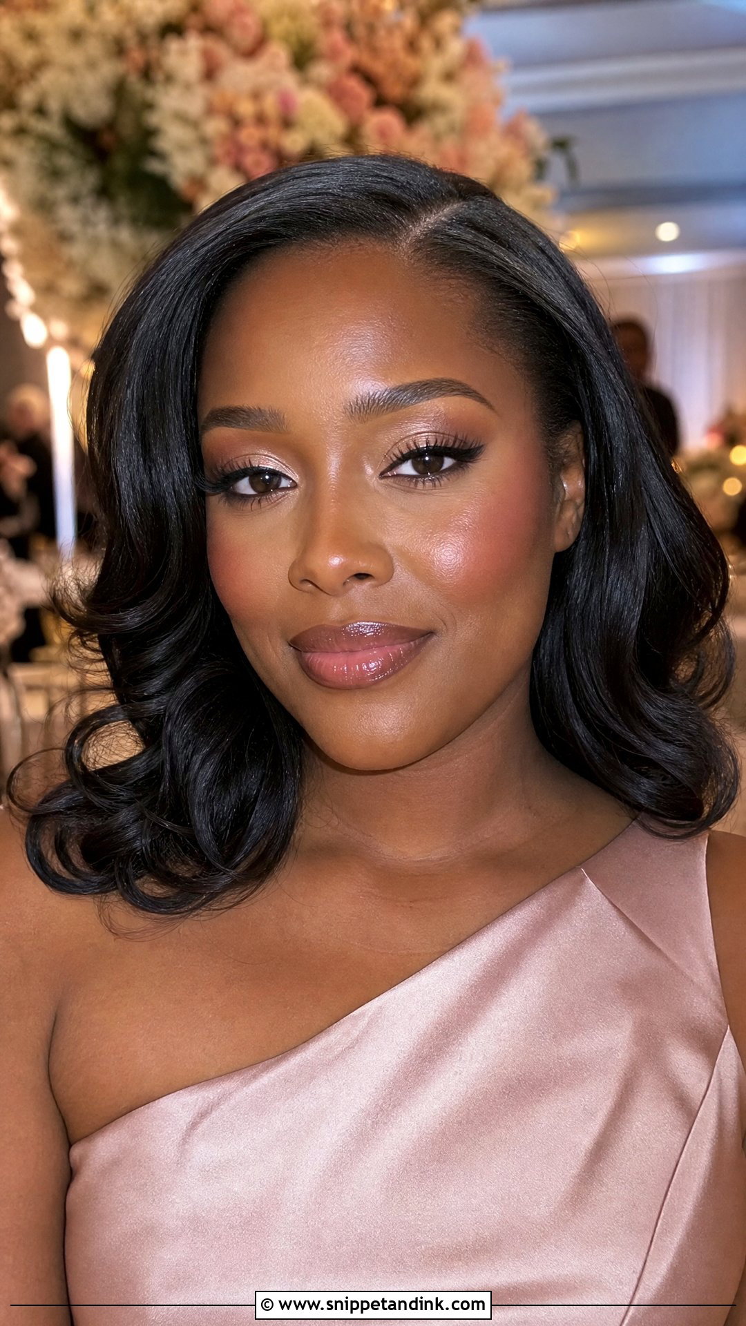 Glossy Wedding Party Makeup - Snippet and Ink - 25 Wedding Party Makeup Ideas