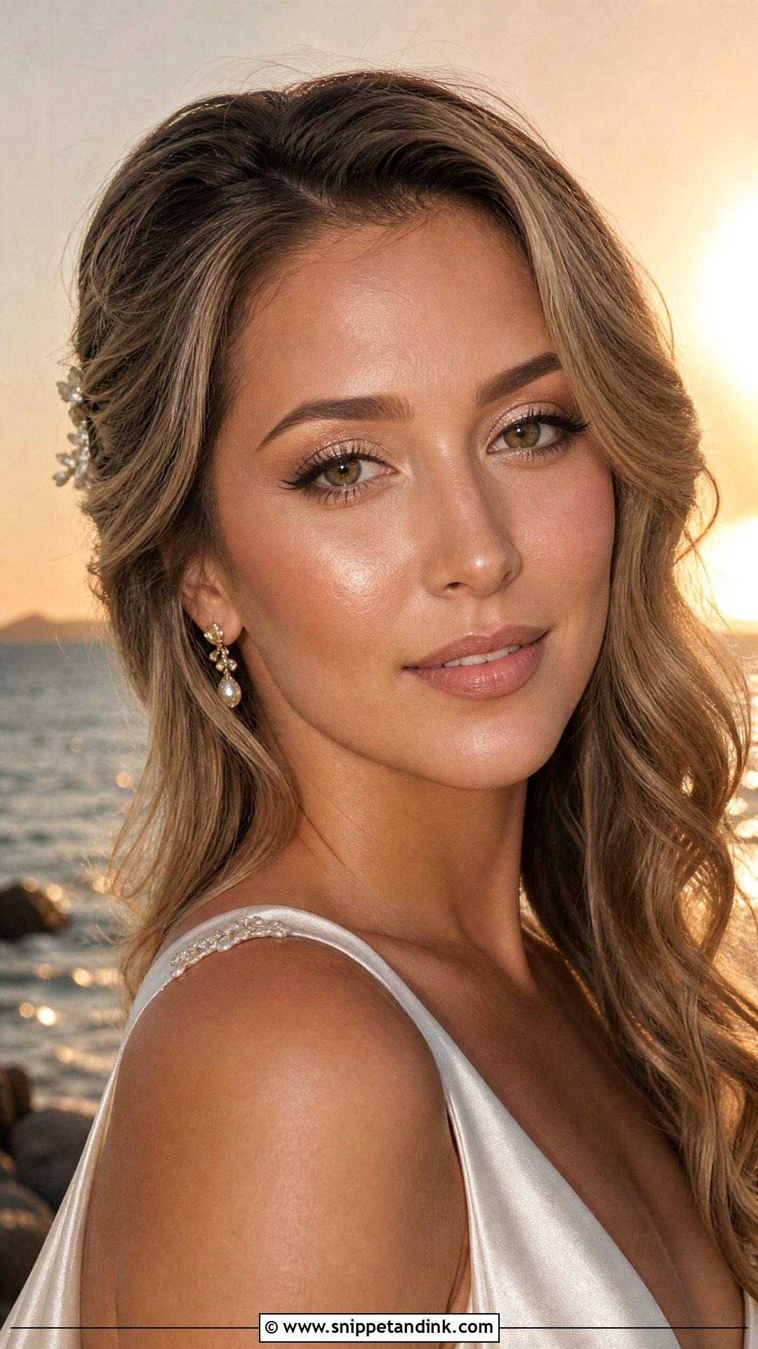 Glowy Beach Wedding Makeup - Snippet and Ink - 25 Beach Wedding Makeup Ideas