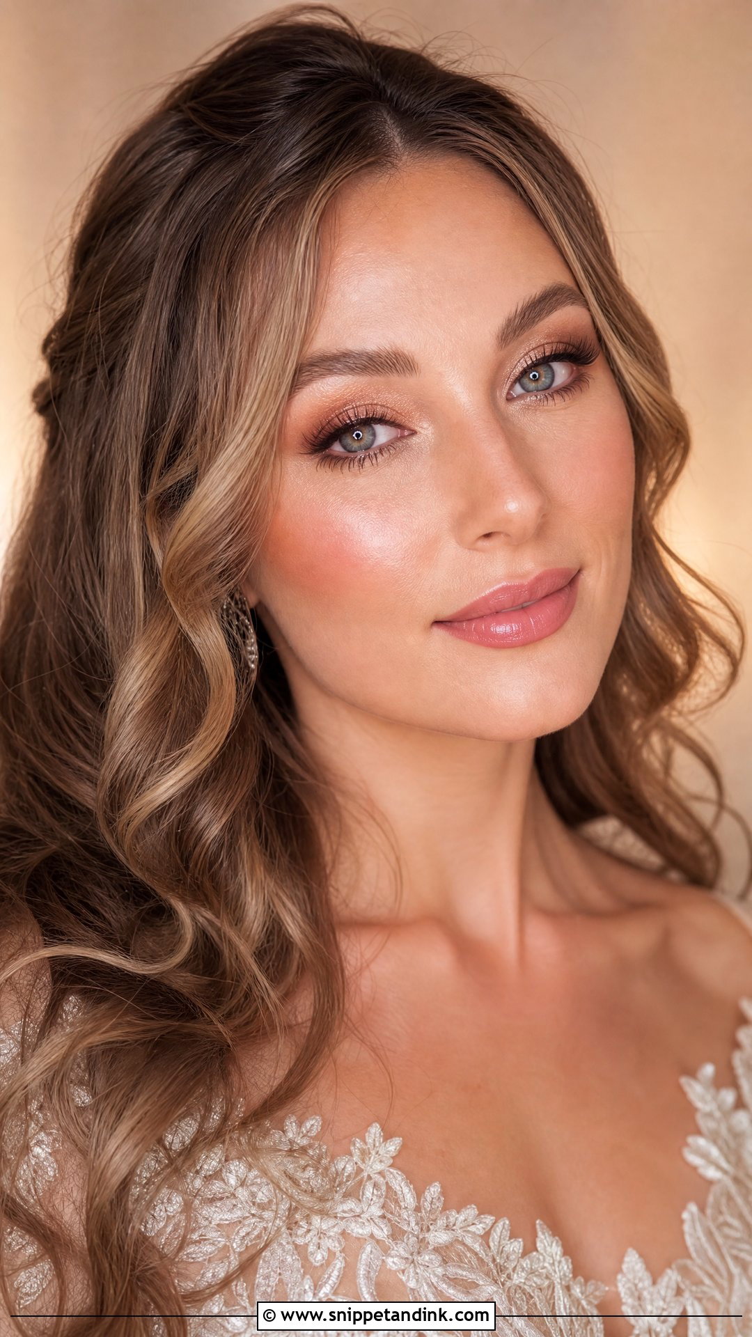 Glowy Bridal Makeup - Snippet and Ink - 30 Wedding Makeup Looks