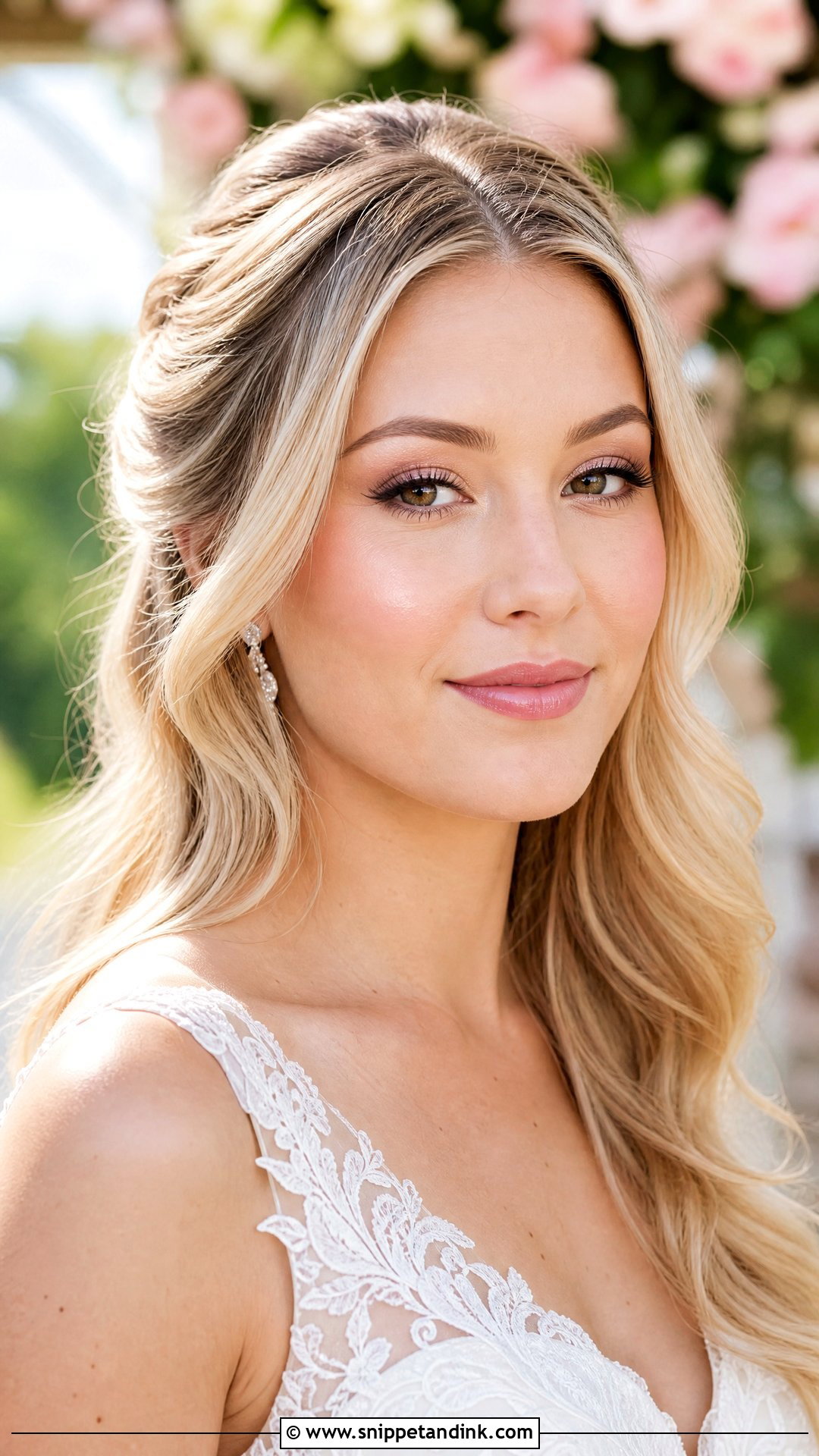Glowy Bridal Makeup - Snippet and Ink - 20 Wedding Bride Makeup Looks