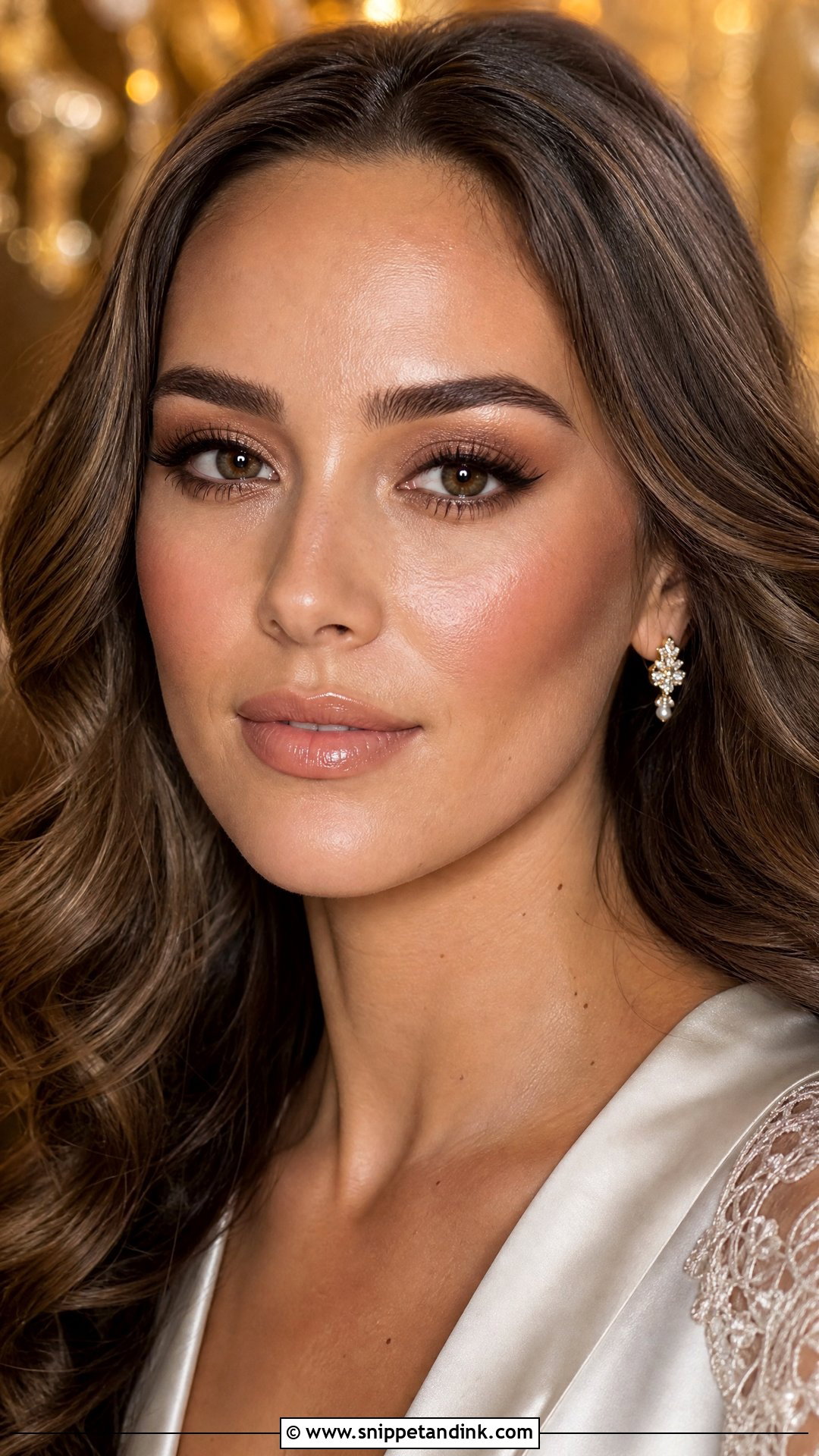 Glowy Bridal Makeup - Snippet and Ink - 25 Simple Wedding Makeup for Bride Ideas