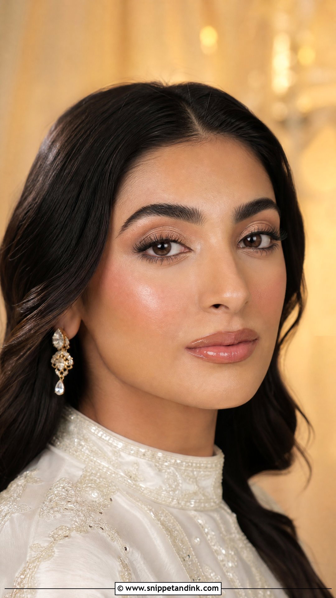 Glowy Bridal Makeup - Snippet and Ink - 25 Soft Romantic Bridal Makeup Ideas