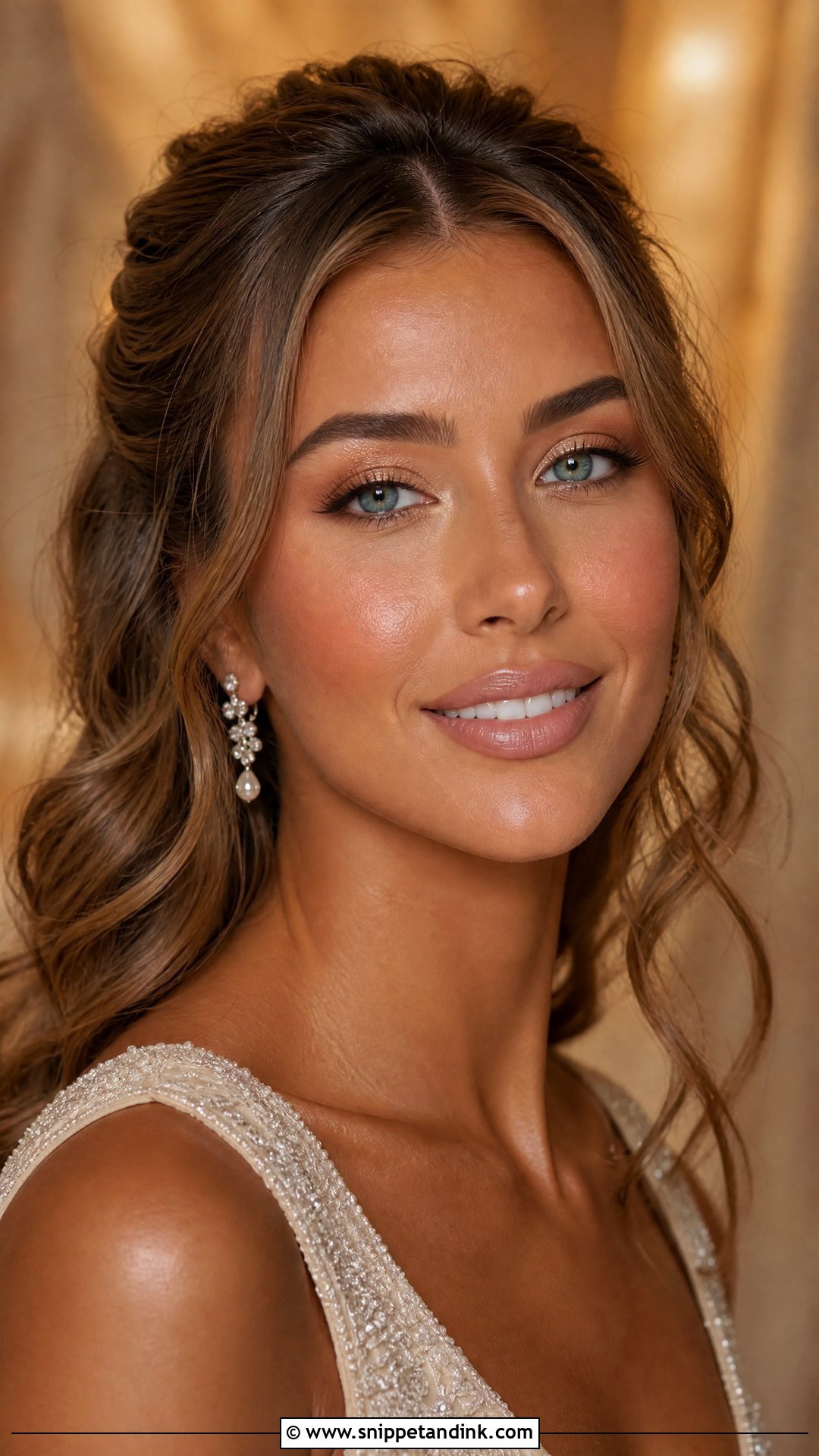 Glowy Bridal Makeup For Blue Eyes - Snippet and Ink - 30 Bridal Makeup for Blue Eyes
