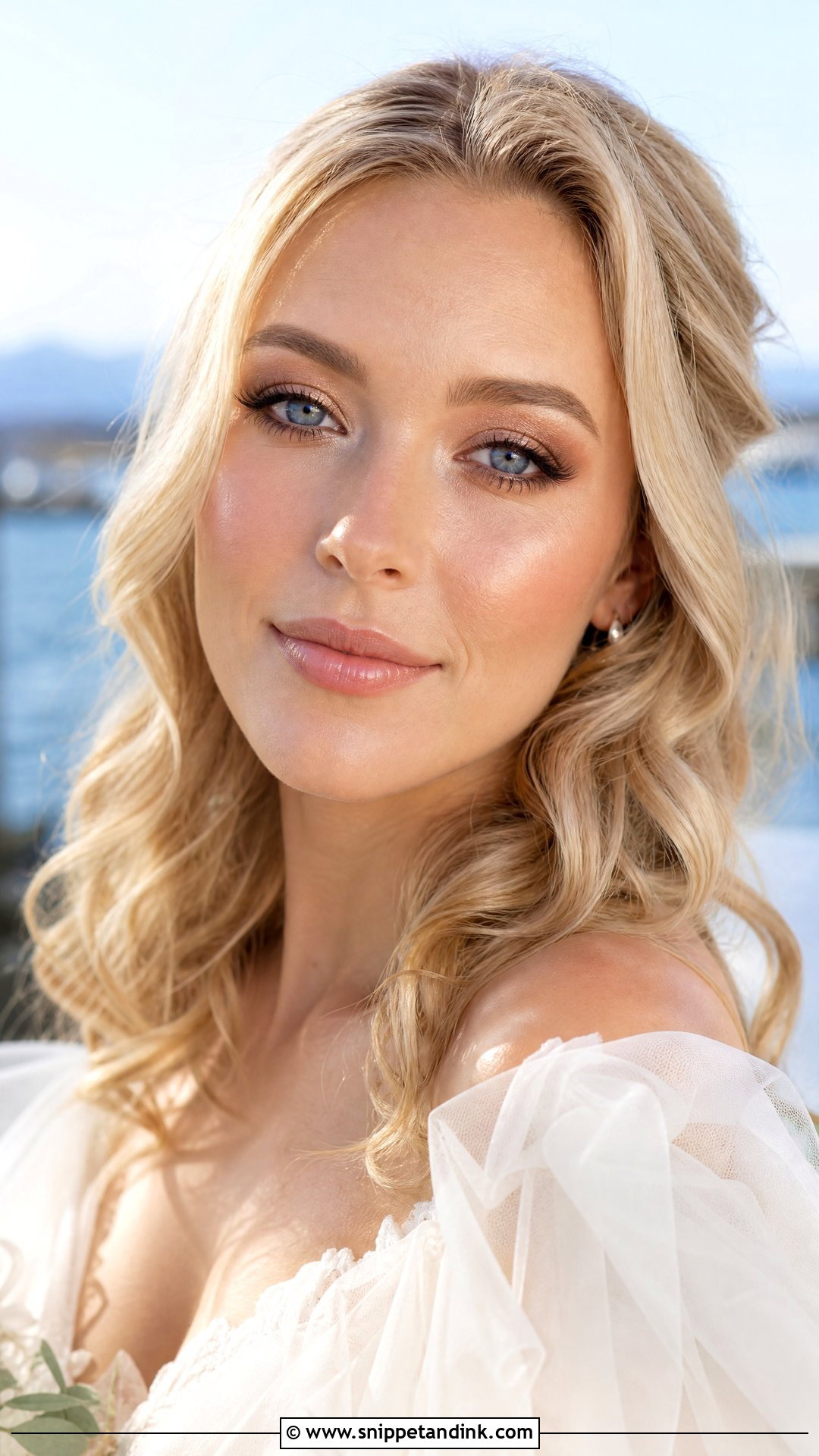 Glowy Bridal Makeup For Blue Eyes - Snippet and Ink - 30 Glowy Bridal Makeup Ideas