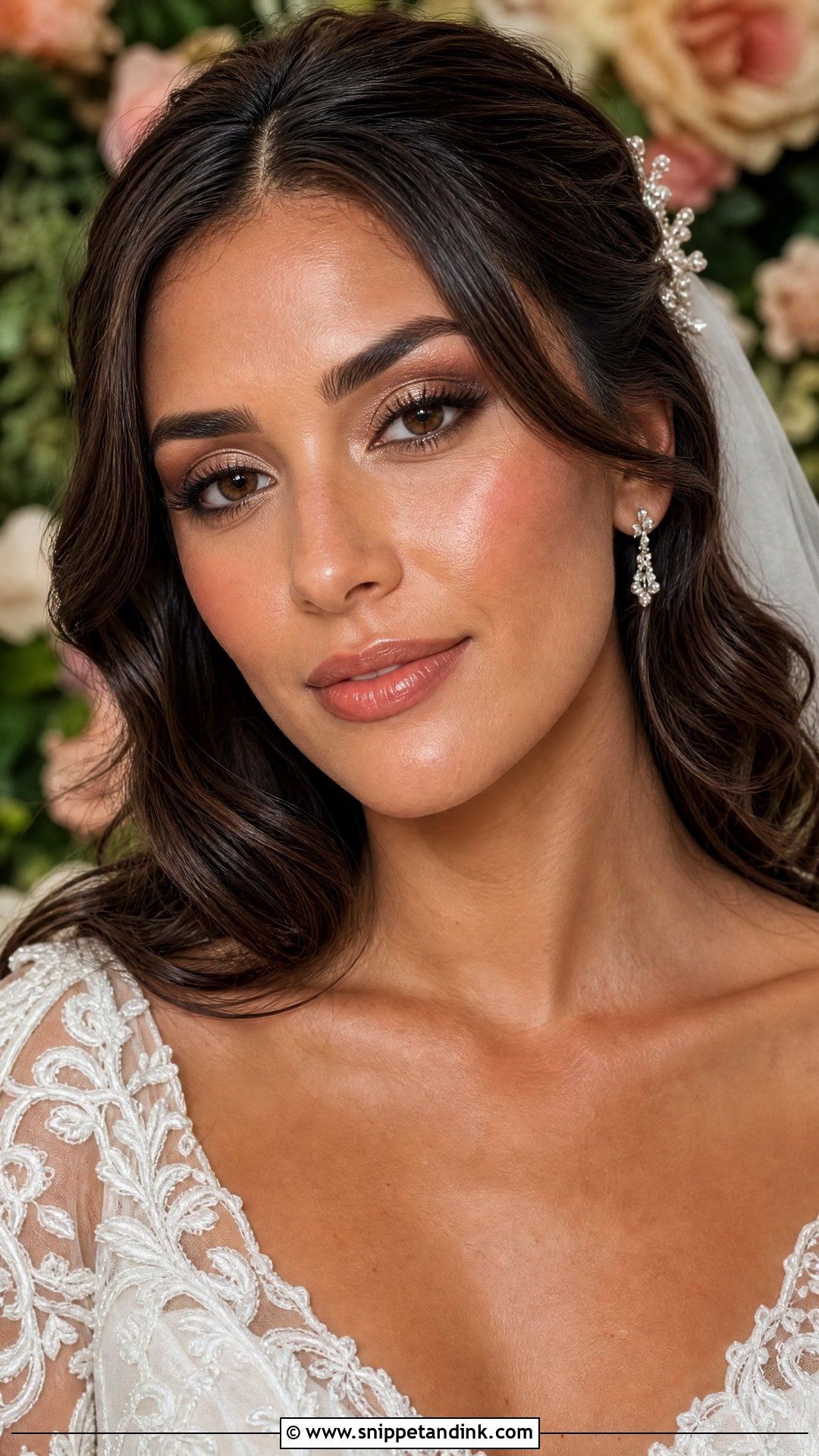 Glowy Bridal Makeup For Brown Eyes - Snippet and Ink - 25 Soft Glowy Wedding Makeup Ideas
