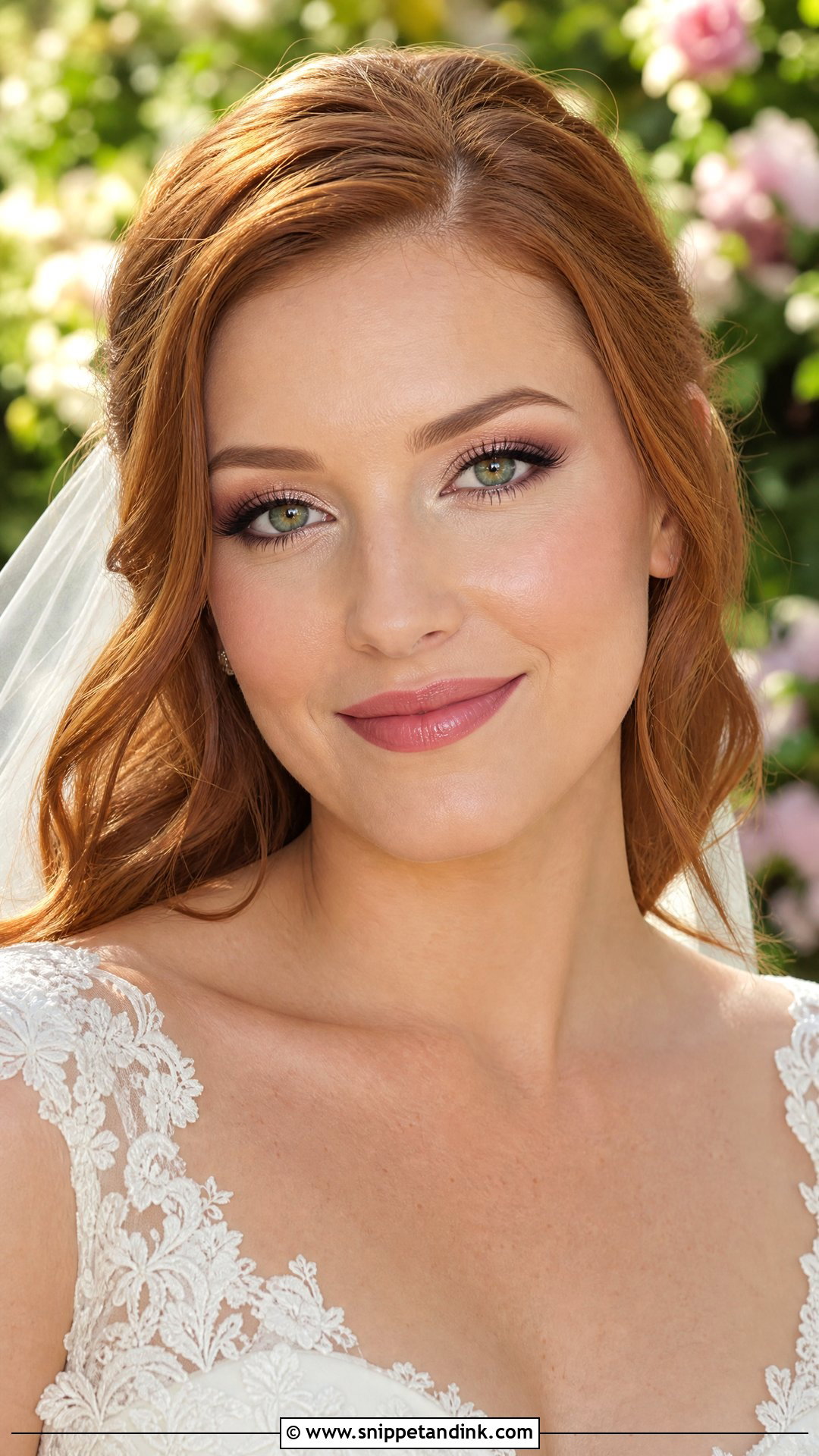 Glowy Bridal Makeup For Green Eyes - Snippet and Ink - 30 Glowy Bridal Makeup Ideas