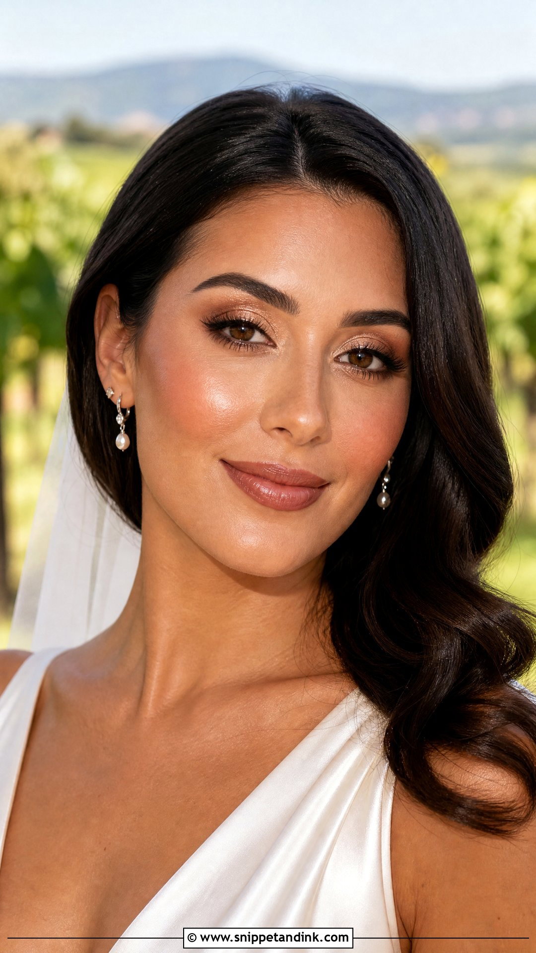 Glowy Bridal Makeup For Olive Skin - Snippet and Ink - 30 Glowy Bridal Makeup Ideas