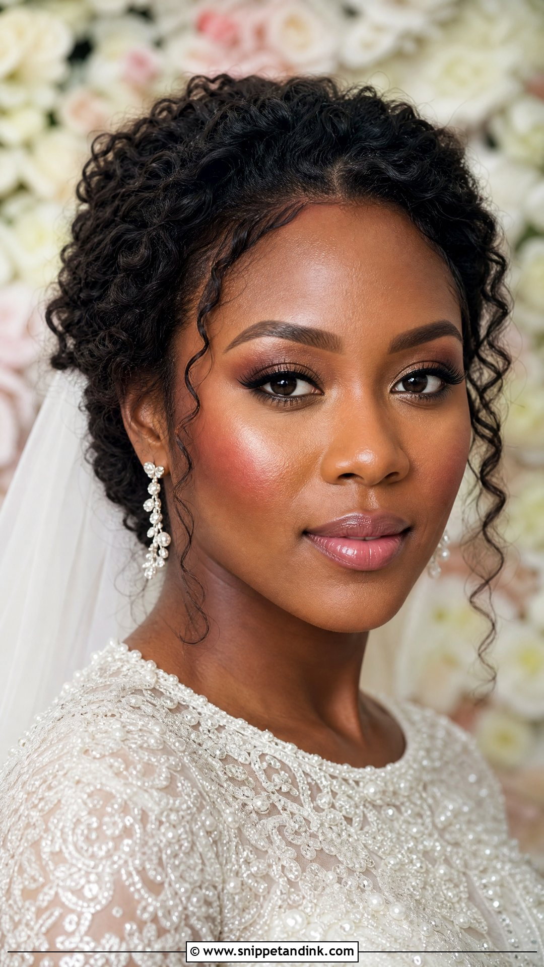 Glowy Bridal Makeup For Round Face - Snippet and Ink - 20 Bridal Makeup for Round Face Ideas
