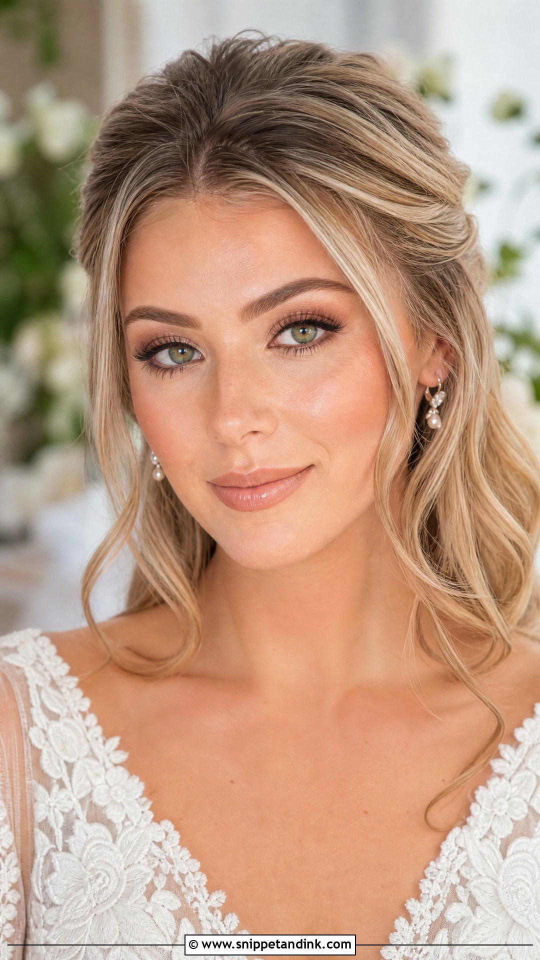 Glowy Bridal Makeup - Snippet and Ink - 20 Minimalist Bridal Makeup Ideas