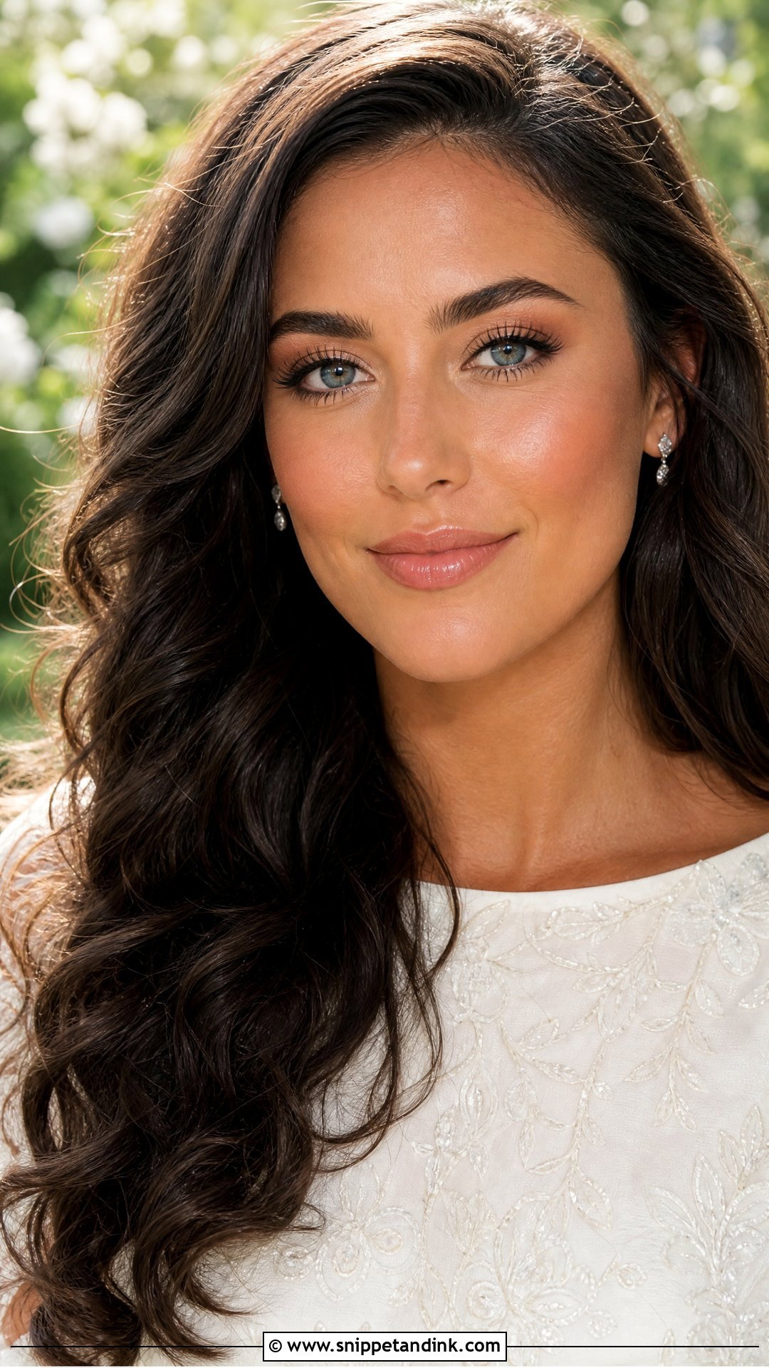 Glowy Natural Wedding Makeup For Blue Eyes Brunette - Snippet and Ink - 20 Natural Wedding Makeup for Blue Eyes Brunette