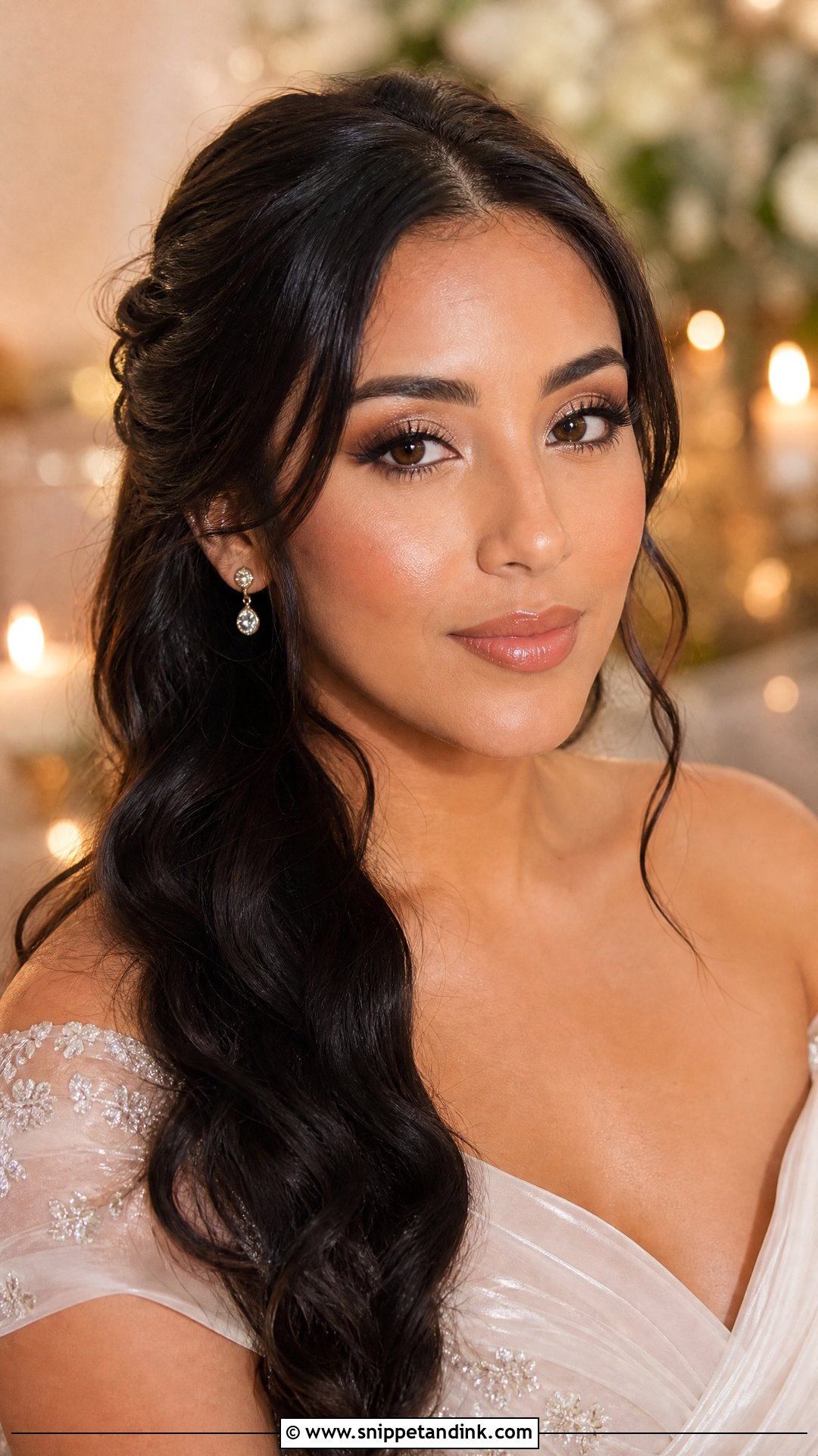 Glowy Nude Bridal Makeup - Snippet and Ink - 25 Neutral Bridal Makeup Ideas