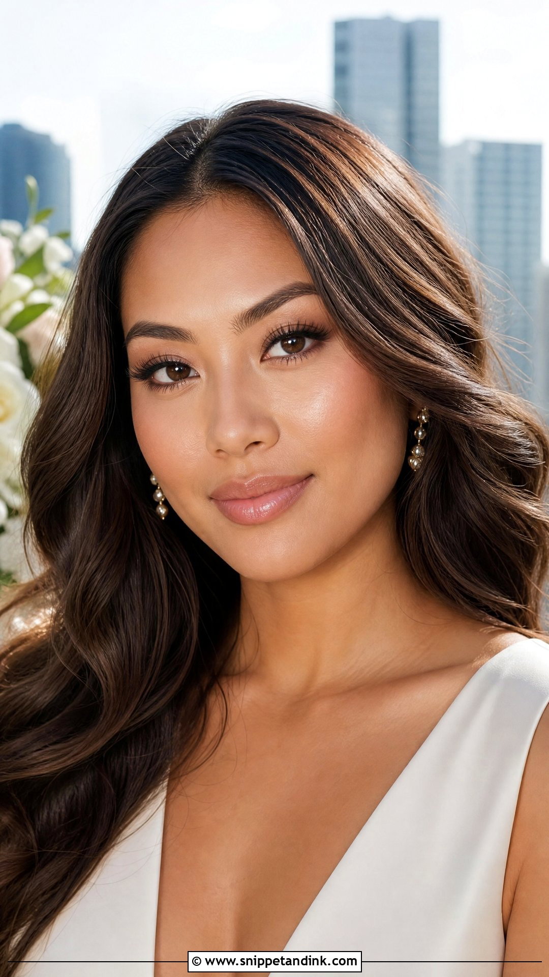 Glowy Nude Bridal Makeup - Snippet and Ink - 20 Bridal Makeup Aesthetic Ideas
