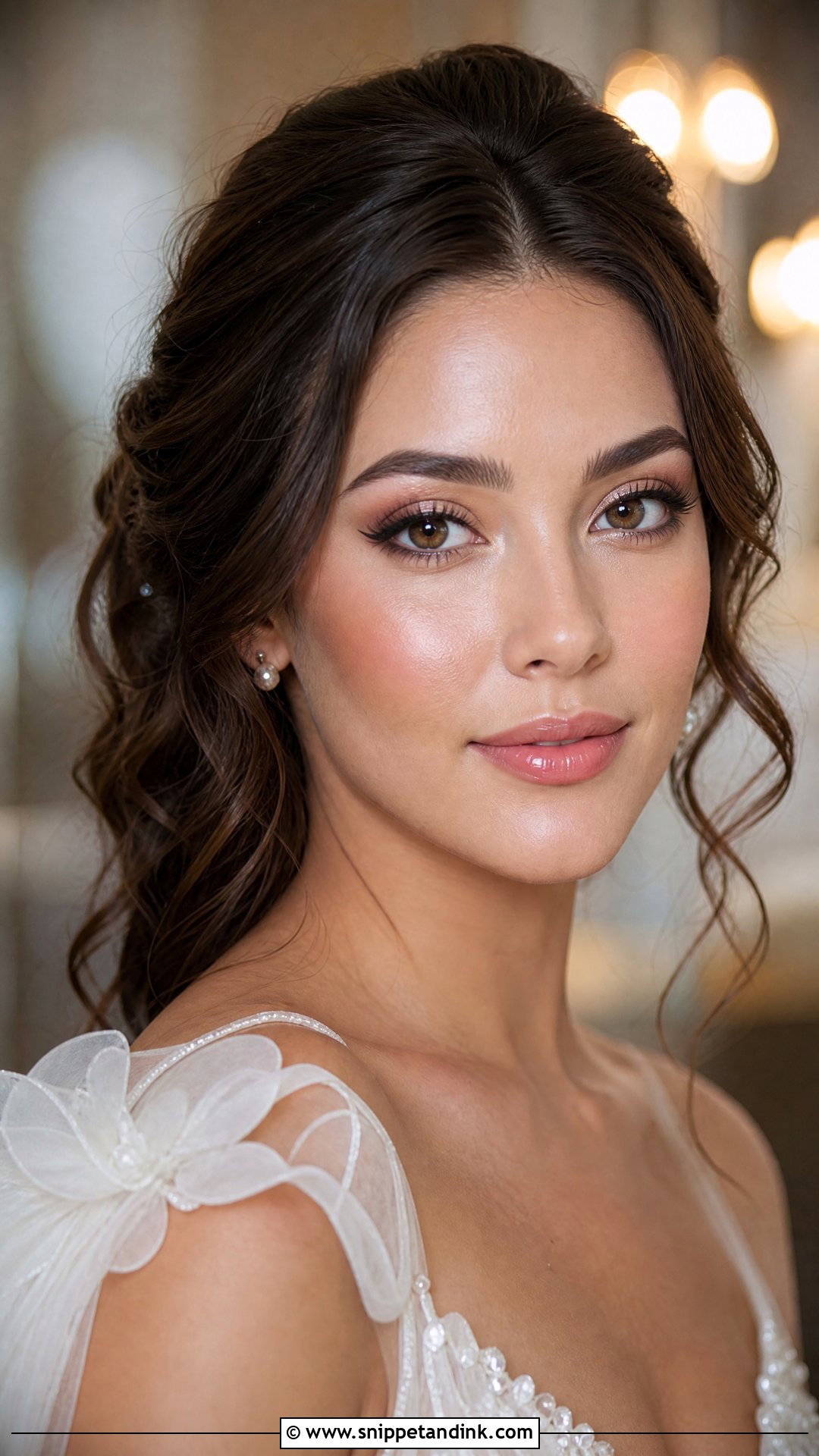 Glowy Pale Wedding Makeup - Snippet and Ink - 20 Pale Wedding Makeup Ideas
