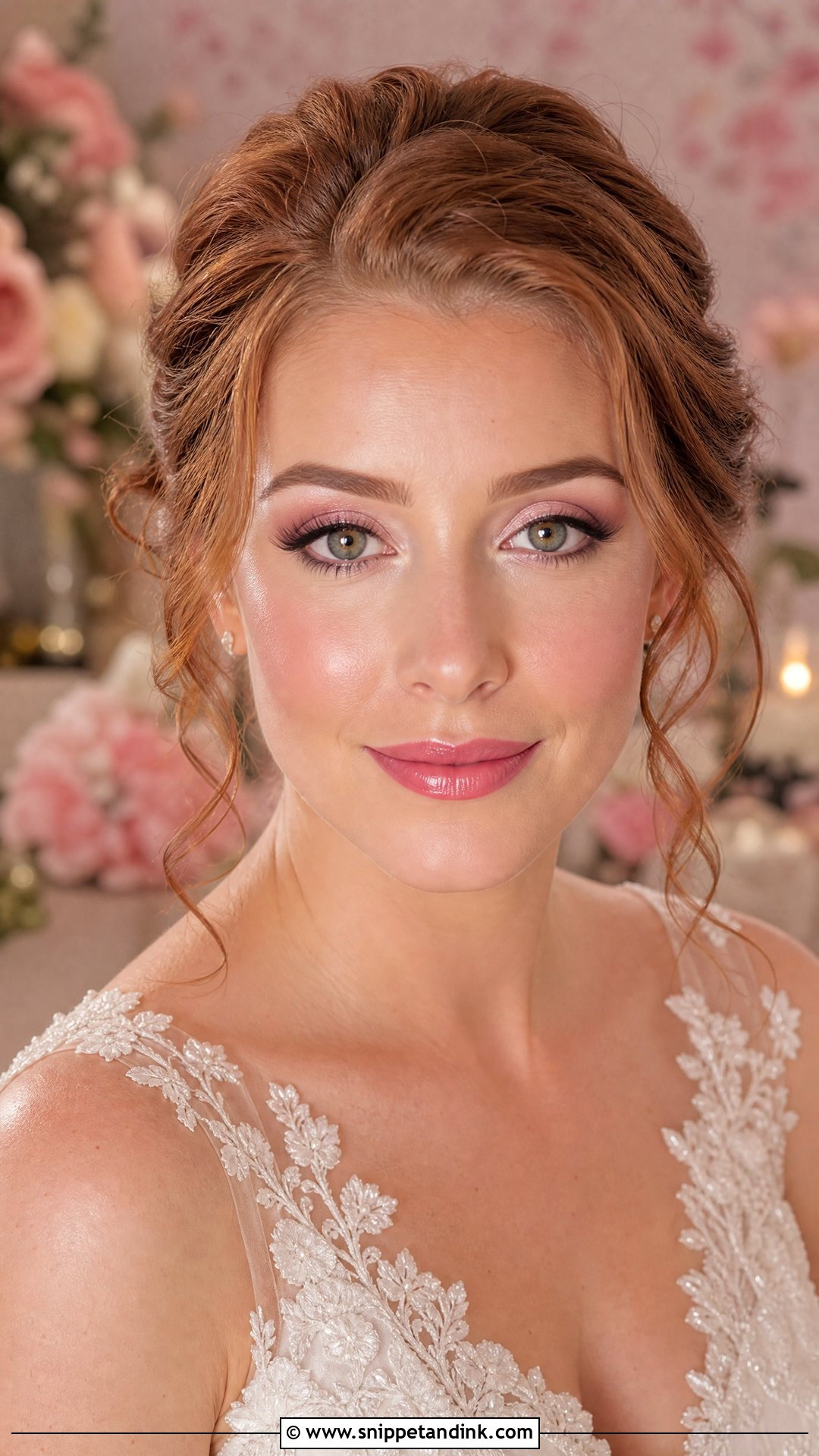 Glowy Pink Bridal Makeup - Snippet and Ink - 25 Natural Glowy Wedding Makeup Ideas
