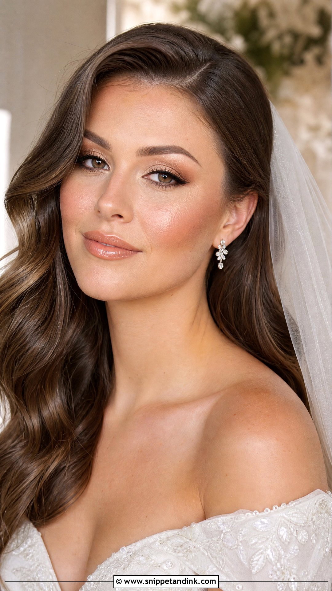 Glowy Skin Bridal Makeup - Snippet and Ink - 25 Natural Glowy Bridal Makeup Ideas