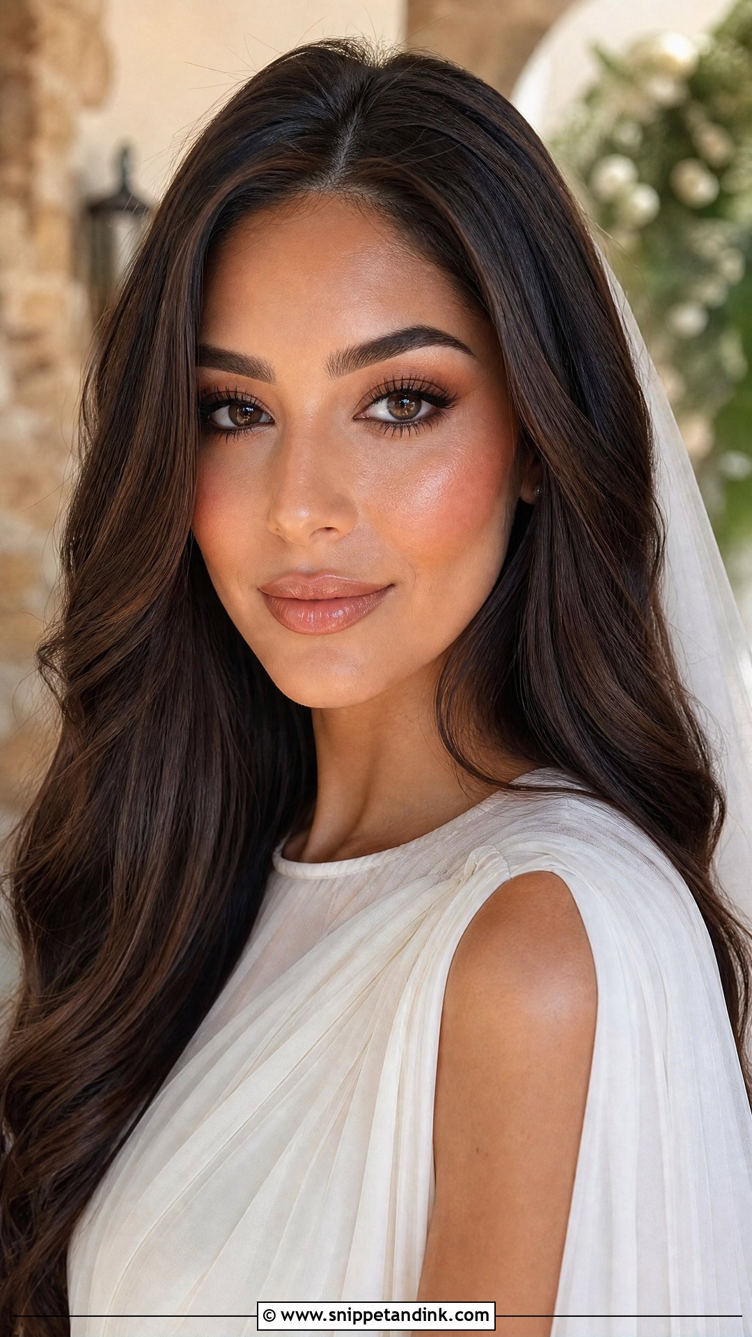 Glowy Skin Bridal Makeup For Brunettes - Snippet and Ink - 25 Bridal Makeup for Brunettes