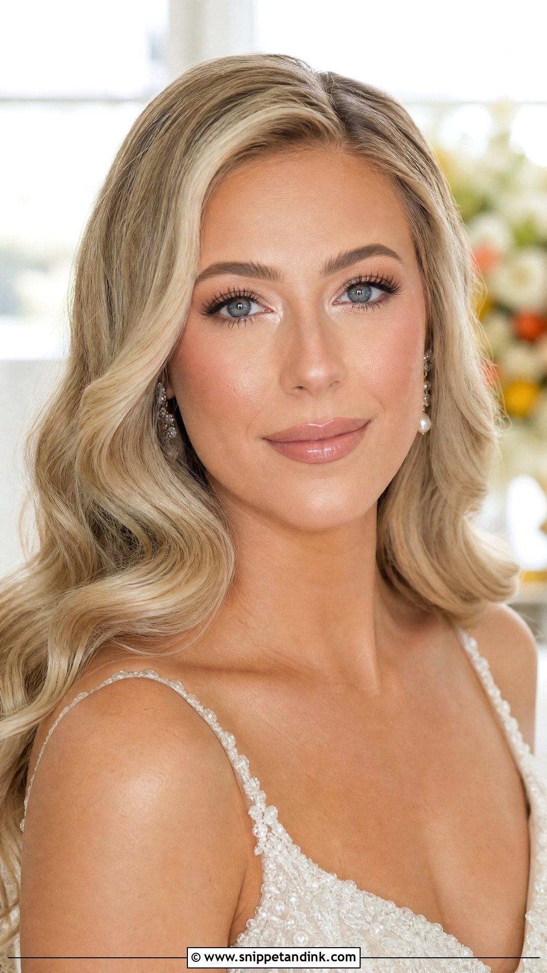 Glowy Skin Bridal Makeup Look - Snippet and Ink - 25 No Makeup Bridal Look Ideas