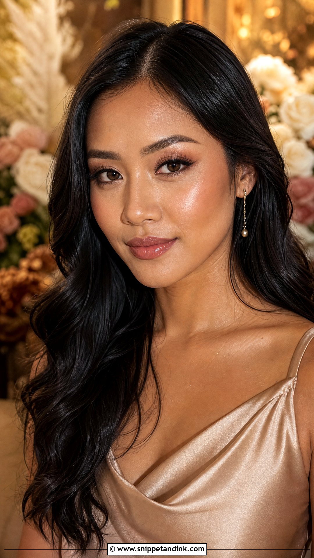 Glowy Skin Wedding Makeup - Snippet and Ink - 30 Fall Wedding Makeup Ideas