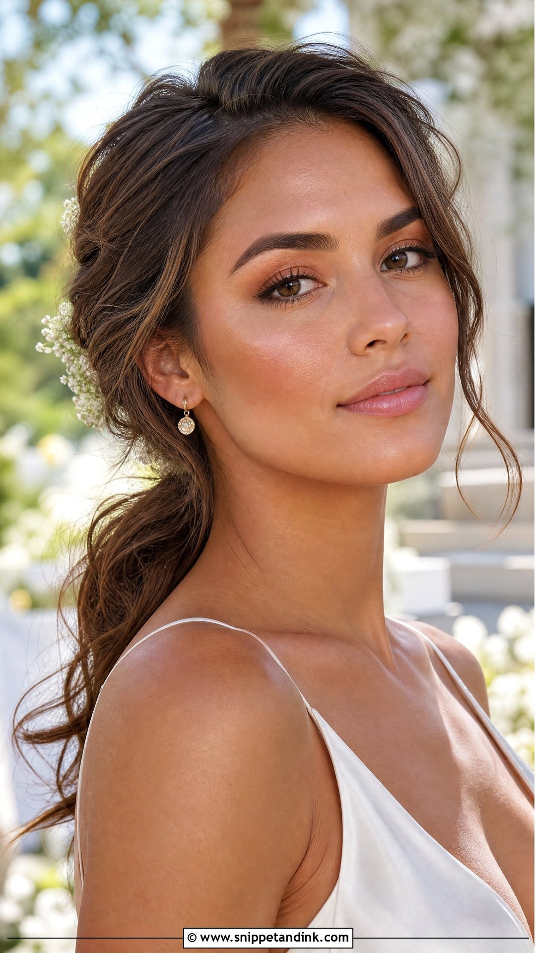 Glowy Skin Wedding Makeup - Snippet and Ink - 25 Minimal Wedding Makeup Ideas