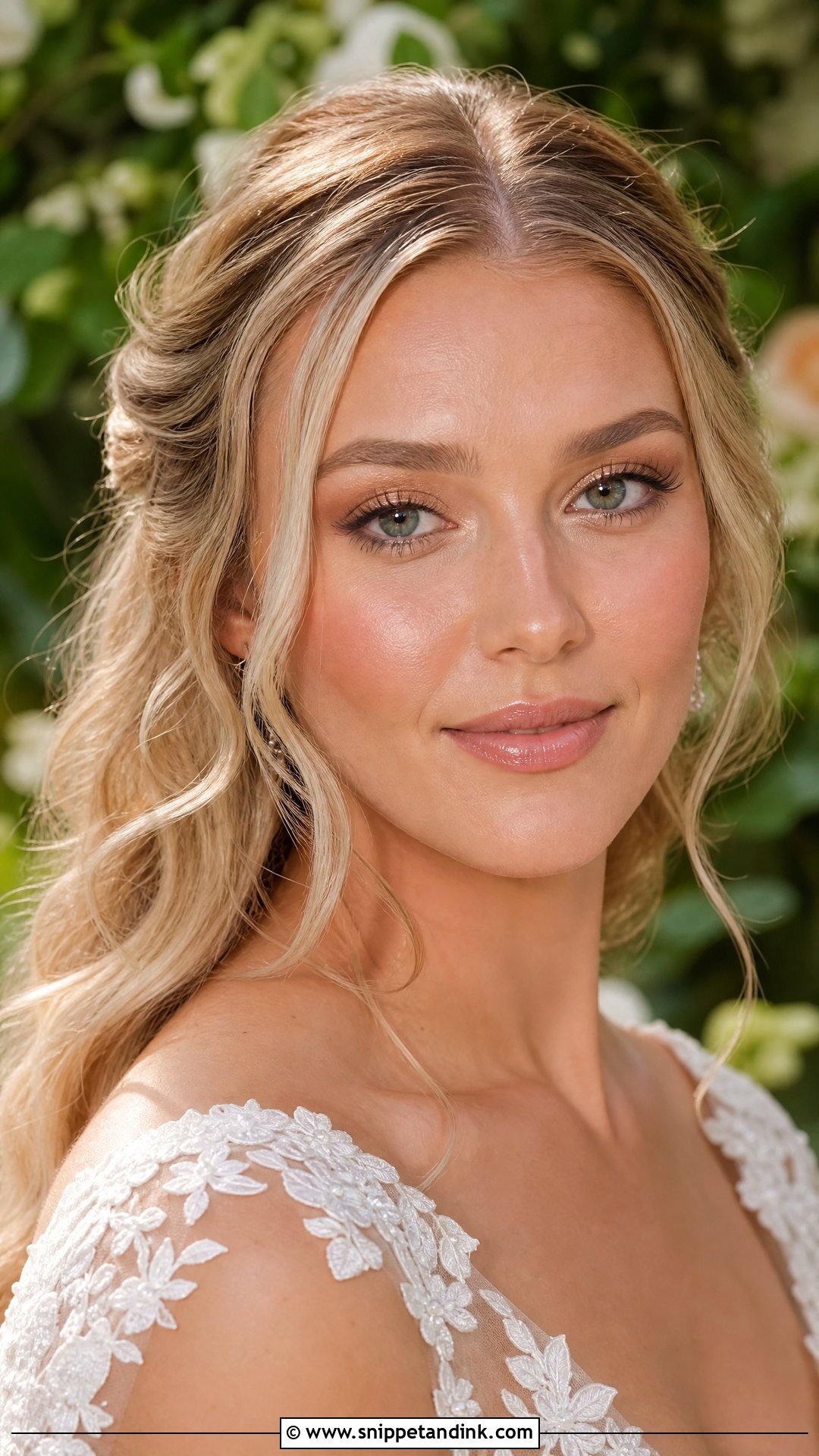 Glowy Skin Wedding Makeup - Snippet and Ink - 25 Natural Glam Wedding Make Up Ideas