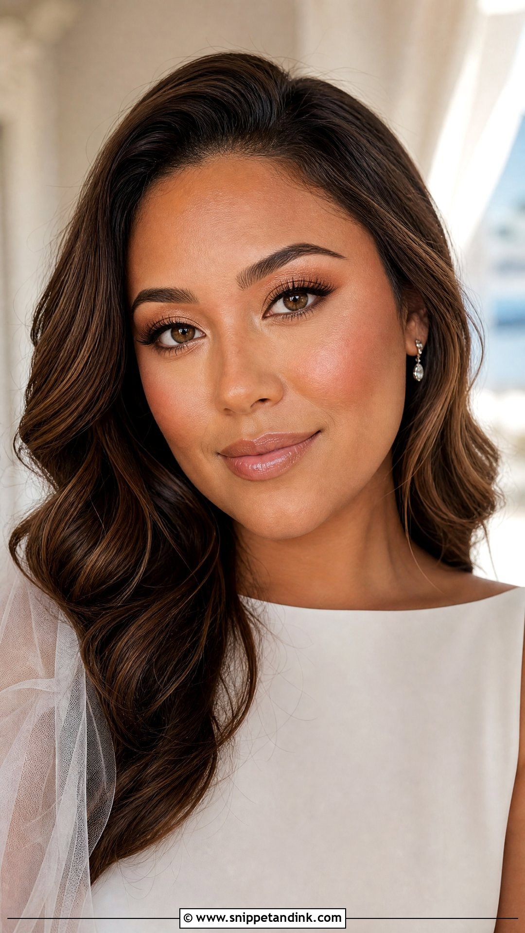 Glowy Wedding Makeup - Snippet and Ink - 25 Clean Wedding Makeup Ideas