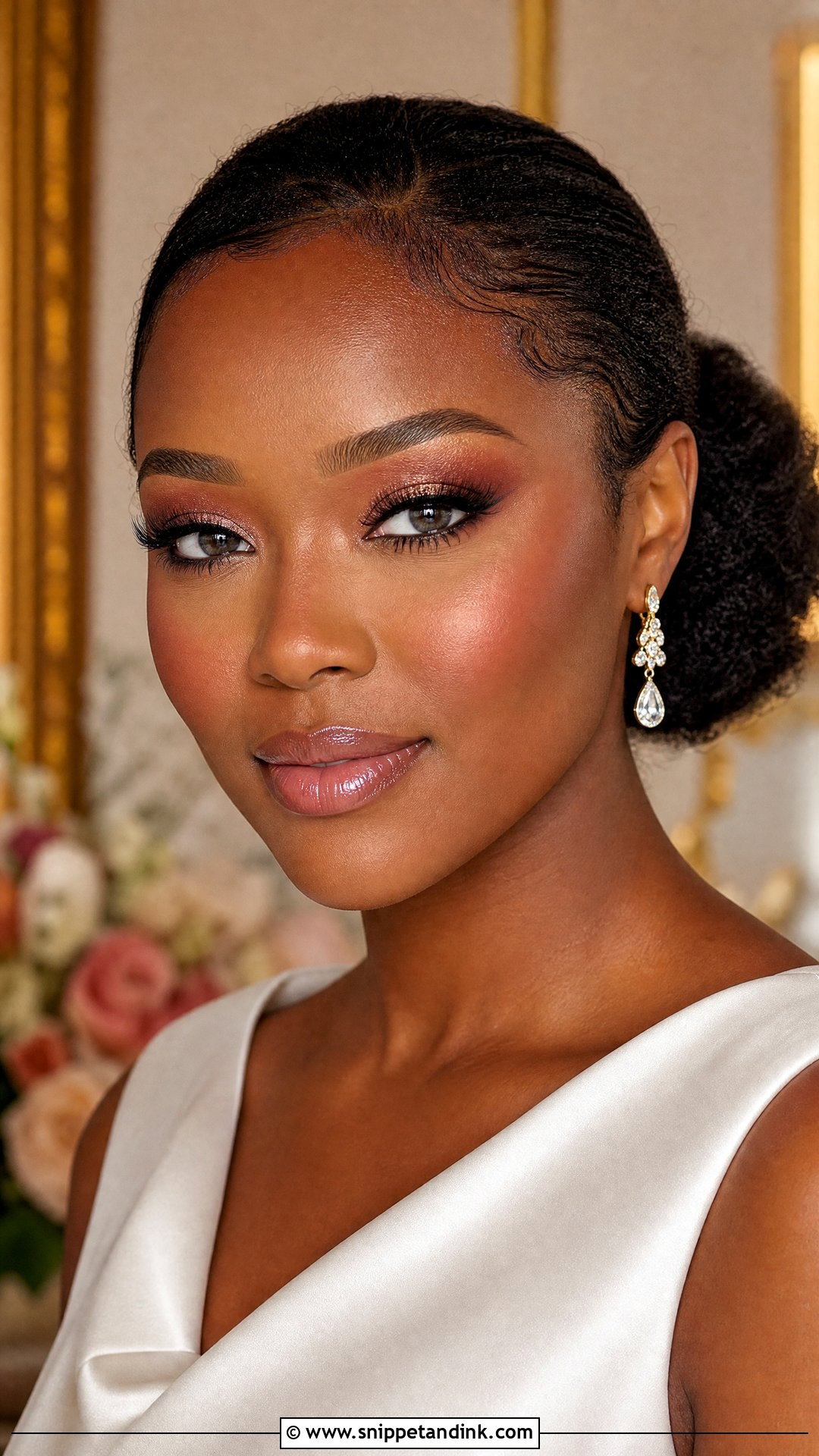 Glowy Wedding Makeup For Blue Eyes - Snippet and Ink - 20 Natural Wedding Make Up for Blue Eyes