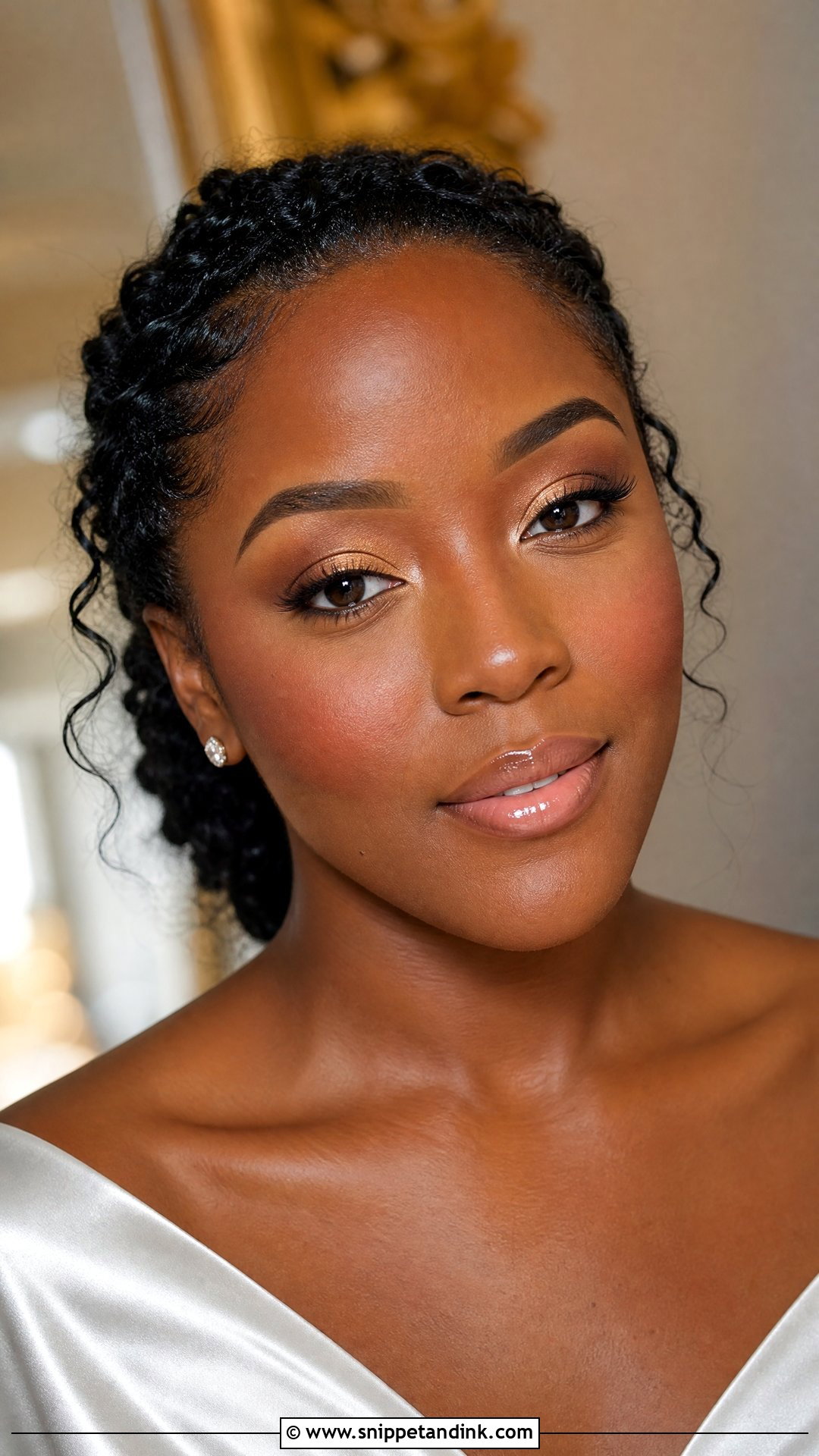 Glowy Wedding Makeup For Brown Eyes - Snippet and Ink - 25 Natural Glam Wedding Makeup for Brown Eyes