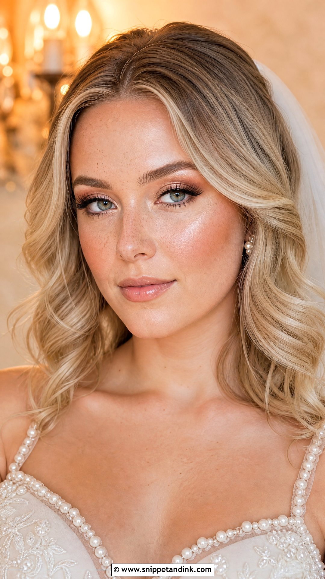 Glowy Wedding Makeup With Freckles - Snippet and Ink - 20 Wedding Makeup Freckles