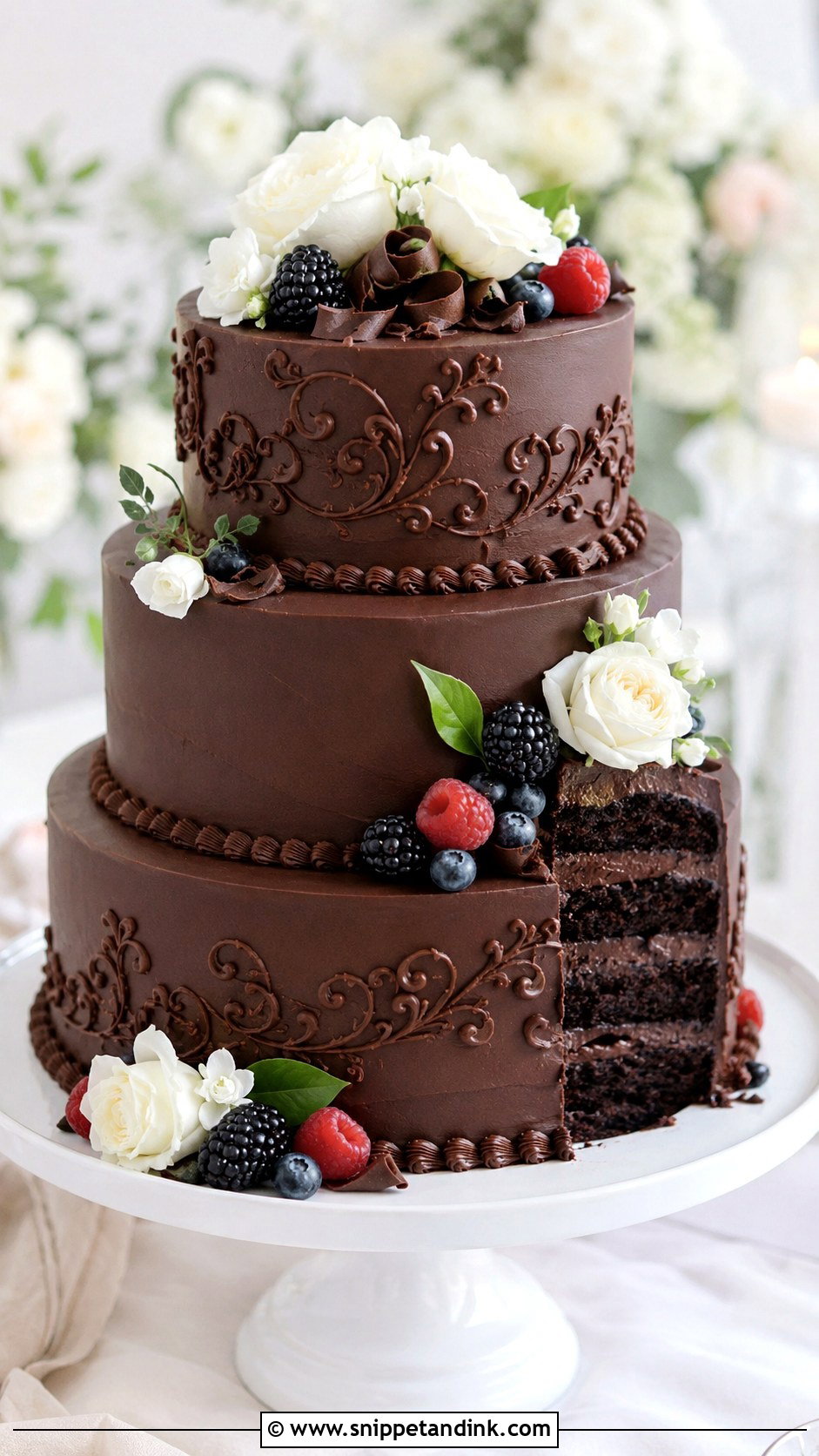 Gluten Free Chocolate Wedding Cake Recipe - Snippet and Ink - 20 Best Chocolate Wedding Cake Recipe