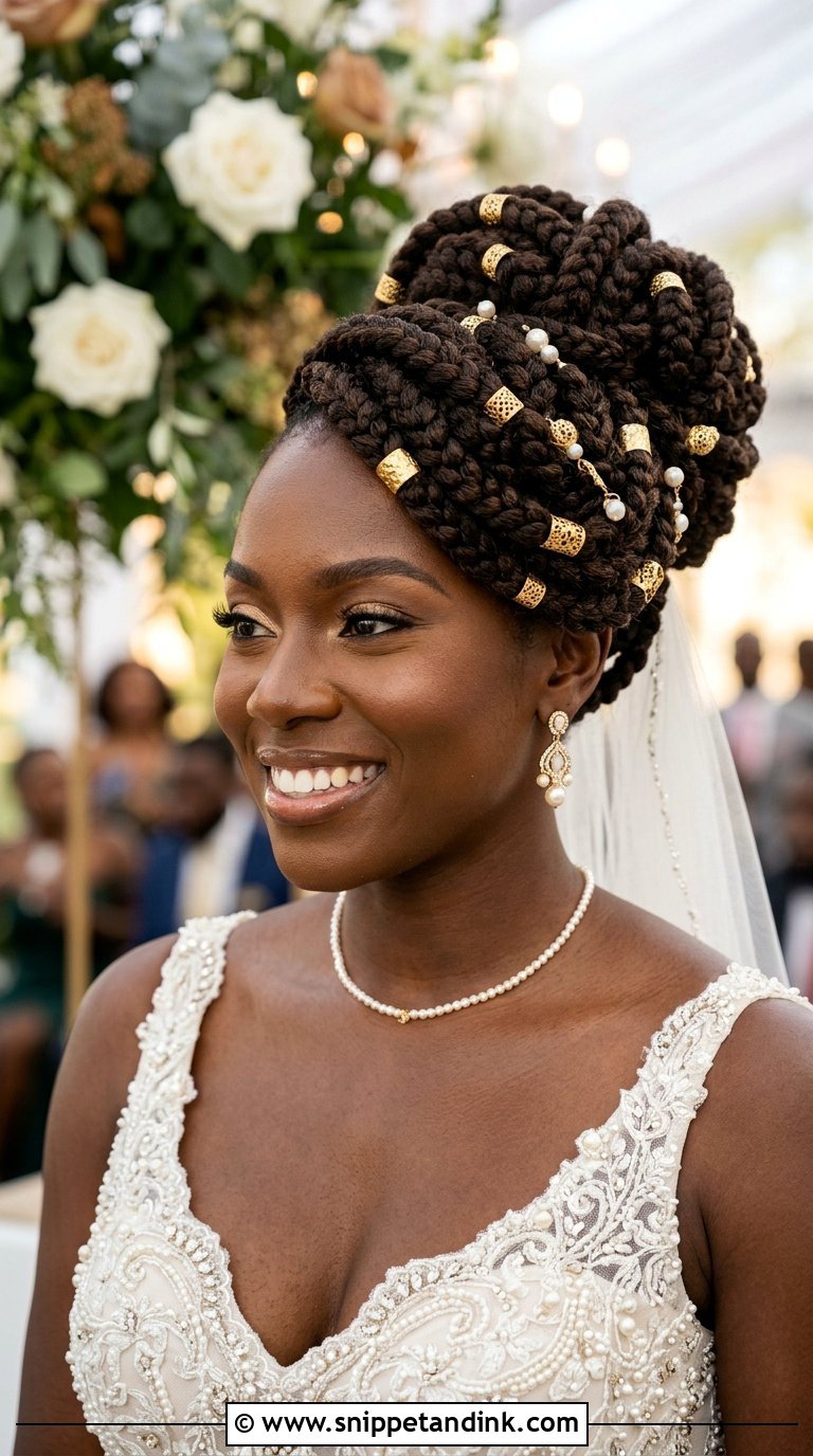 Goddess Braid Bridal Style - Snippet and Ink - 20 Braid Hairstyle for Bride Ideas