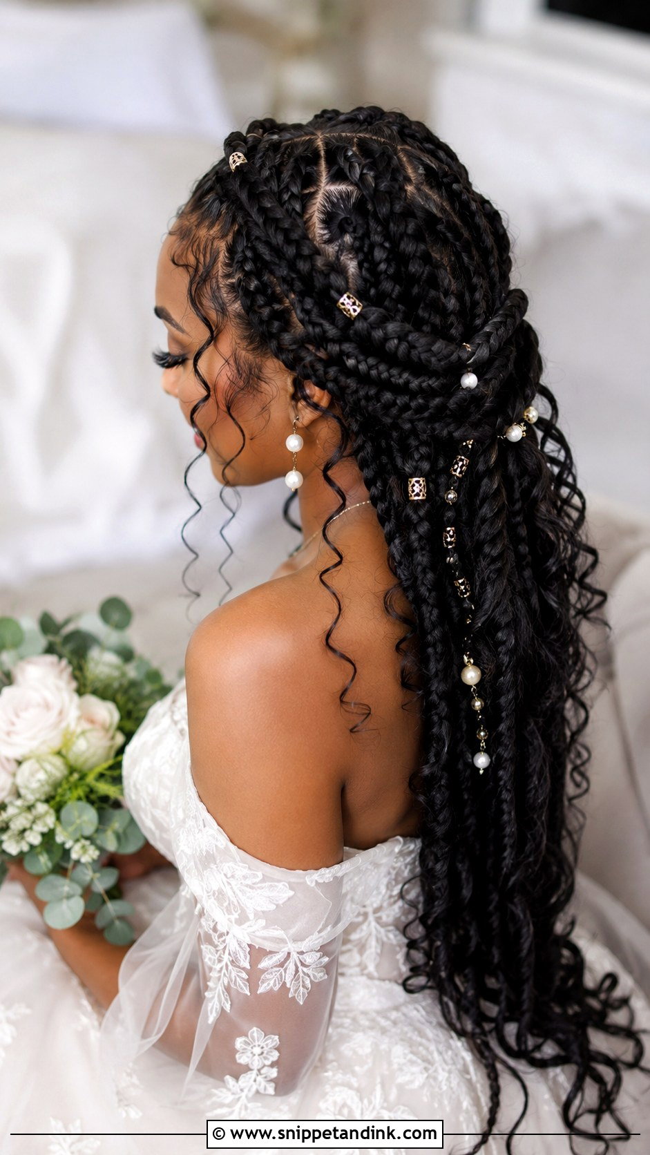 Goddess Braid Wedding Hairstyle For Long Hair - Snippet and Ink - 20 Braid Wedding Hairstyles for Long Hair