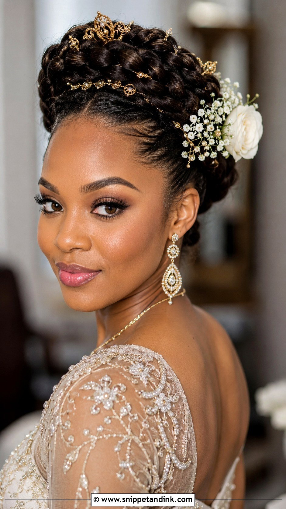 Goddess Braid Wedding Updo - Snippet and Ink - 25 Braided Wedding Hairstyles