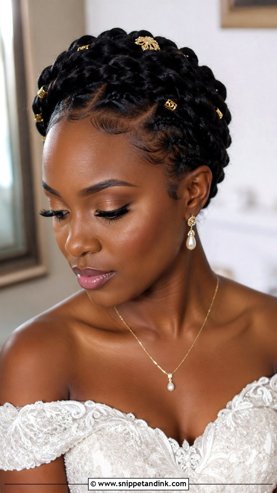 Goddess Braid for Wedding - Snippet and Ink - 25 Braided Hairstyles for Wedding