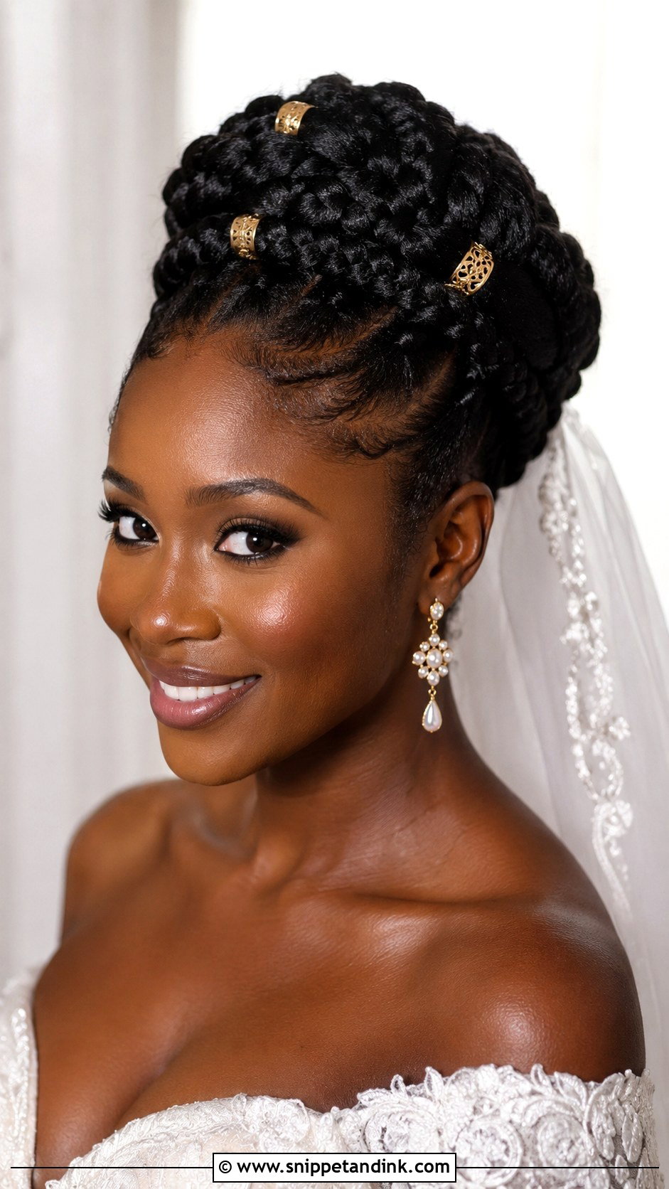 Goddess Braids Updo - Snippet and Ink - 20 4c Bridal Hairstyles