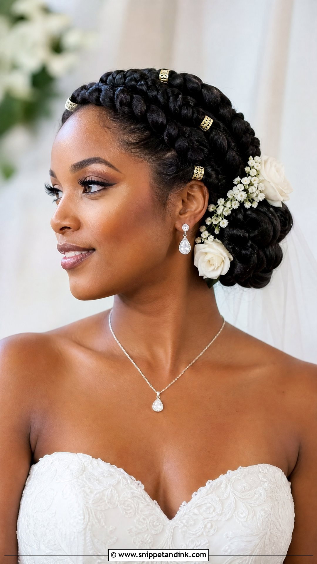 Goddess Braids Wedding Style - Snippet and Ink - 30 Wedding Hairstyles Black Women