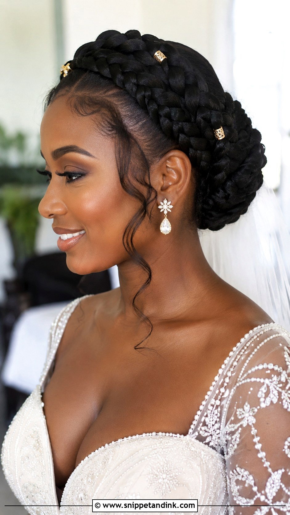 Goddess Braids Wedding Updo - Snippet and Ink - 20 Wedding Hair Styles Black Women